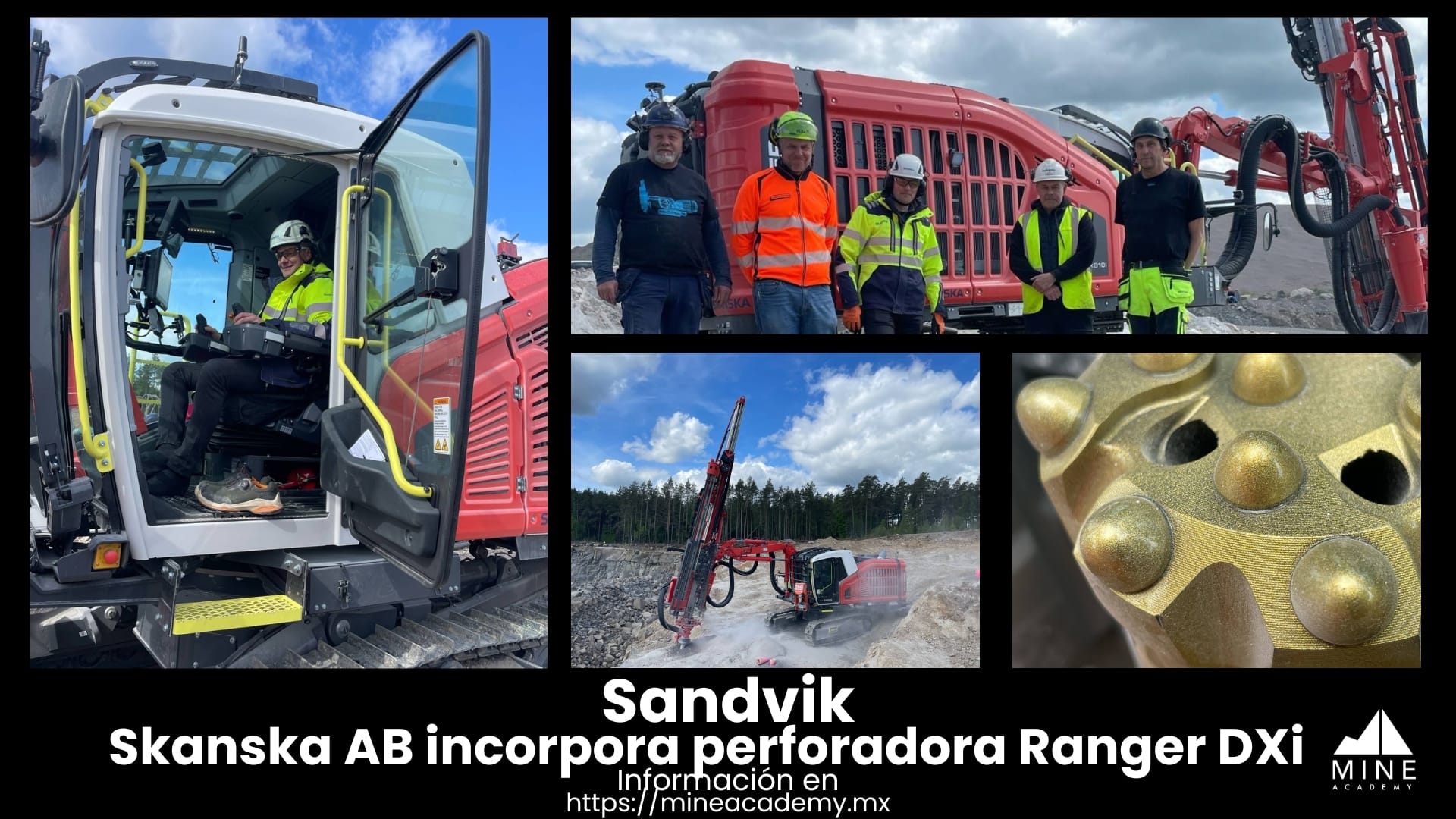 Skanska AB incorpora una nueva perforadora Sandvik Ranger DXi a sus operaciones