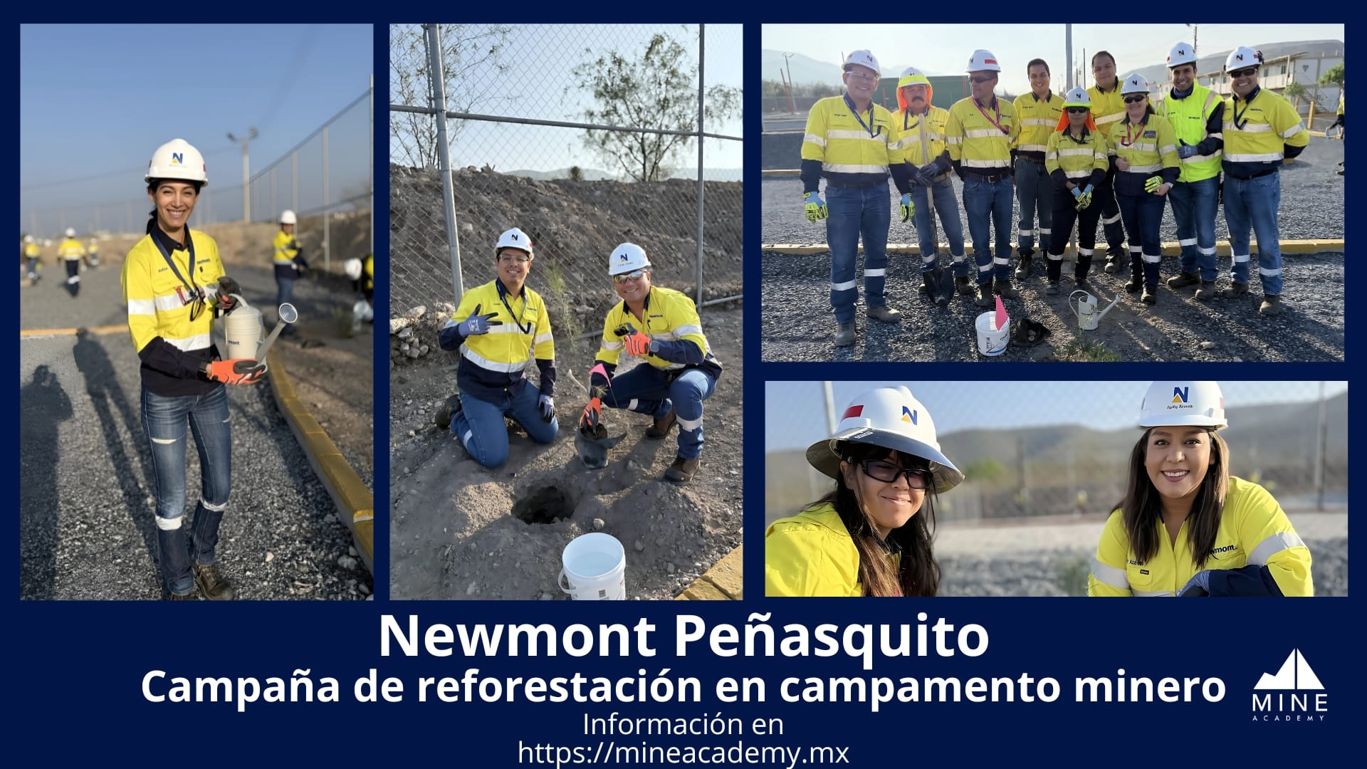 Newmont México inicia campaña de reforestación en su campamento minero