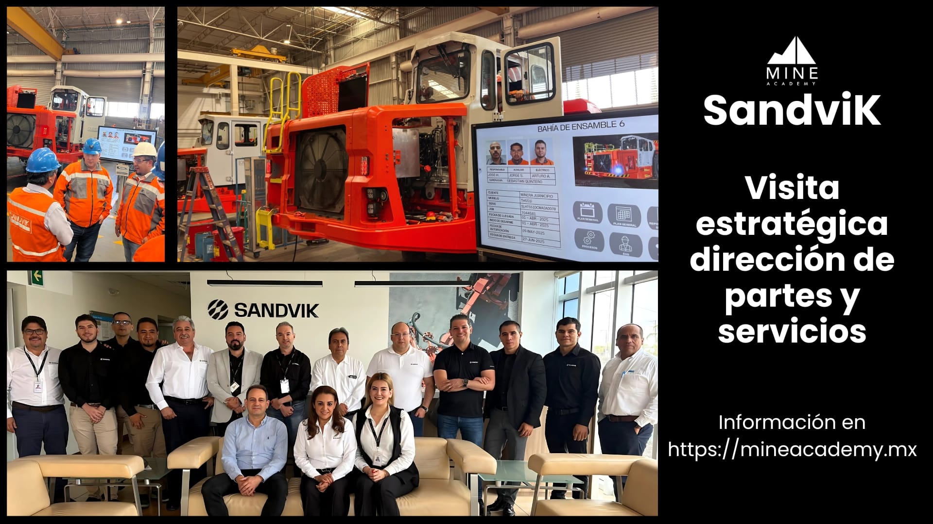 Dirección de partes y servicios de Sandvik refuerza planes de crecimiento en México