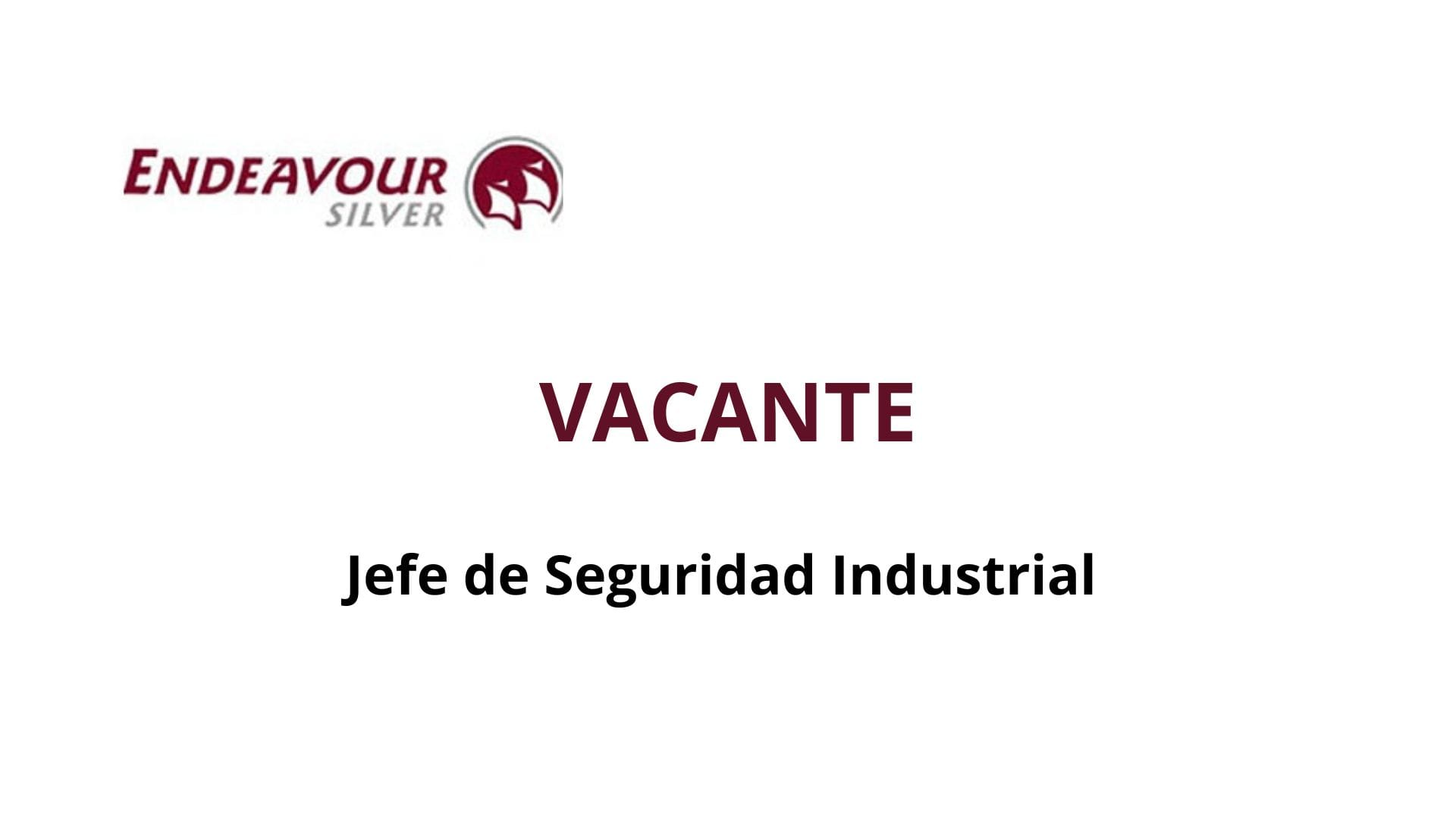 Oportunidad Laboral Endeavour Silver