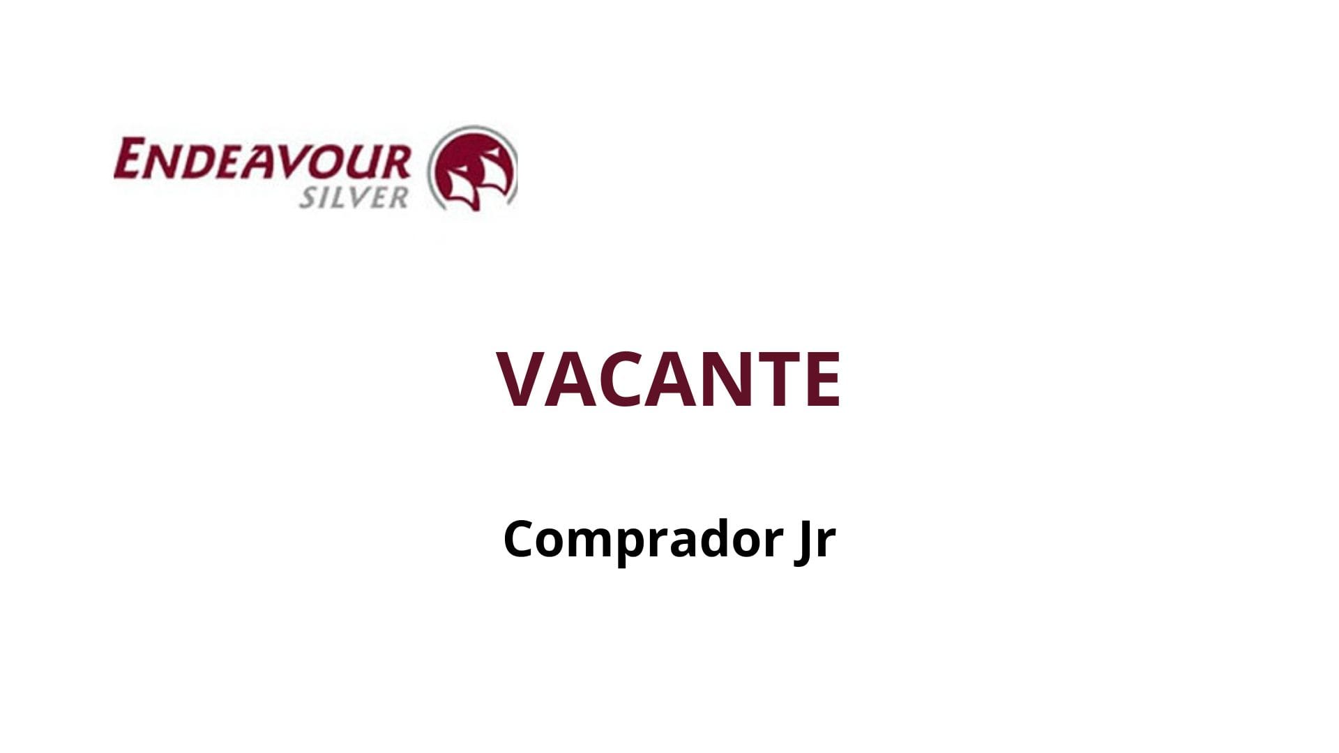 Oportunidad Laboral Endeavour Silver