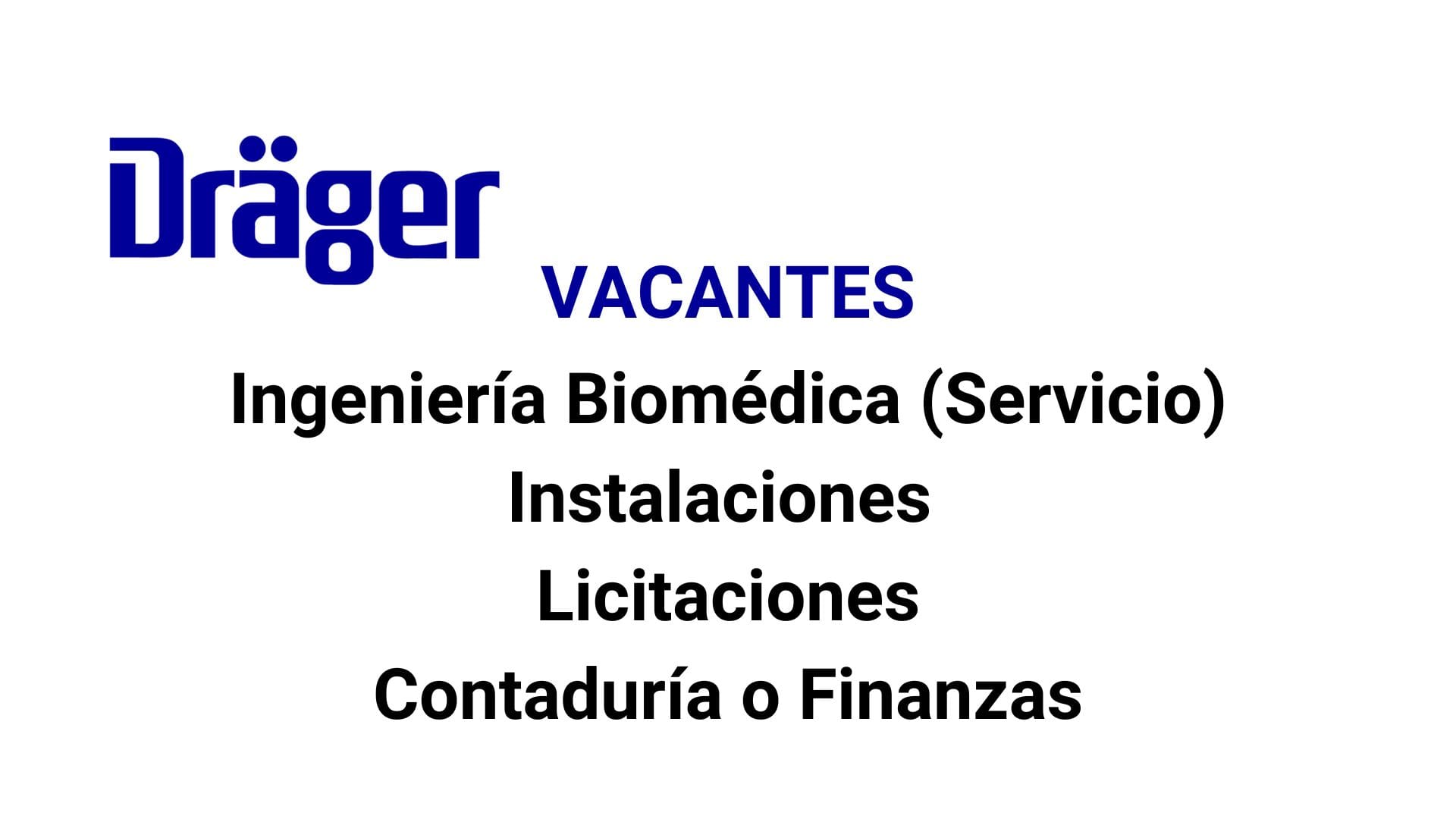 Oportunidad Laboral Dräger México