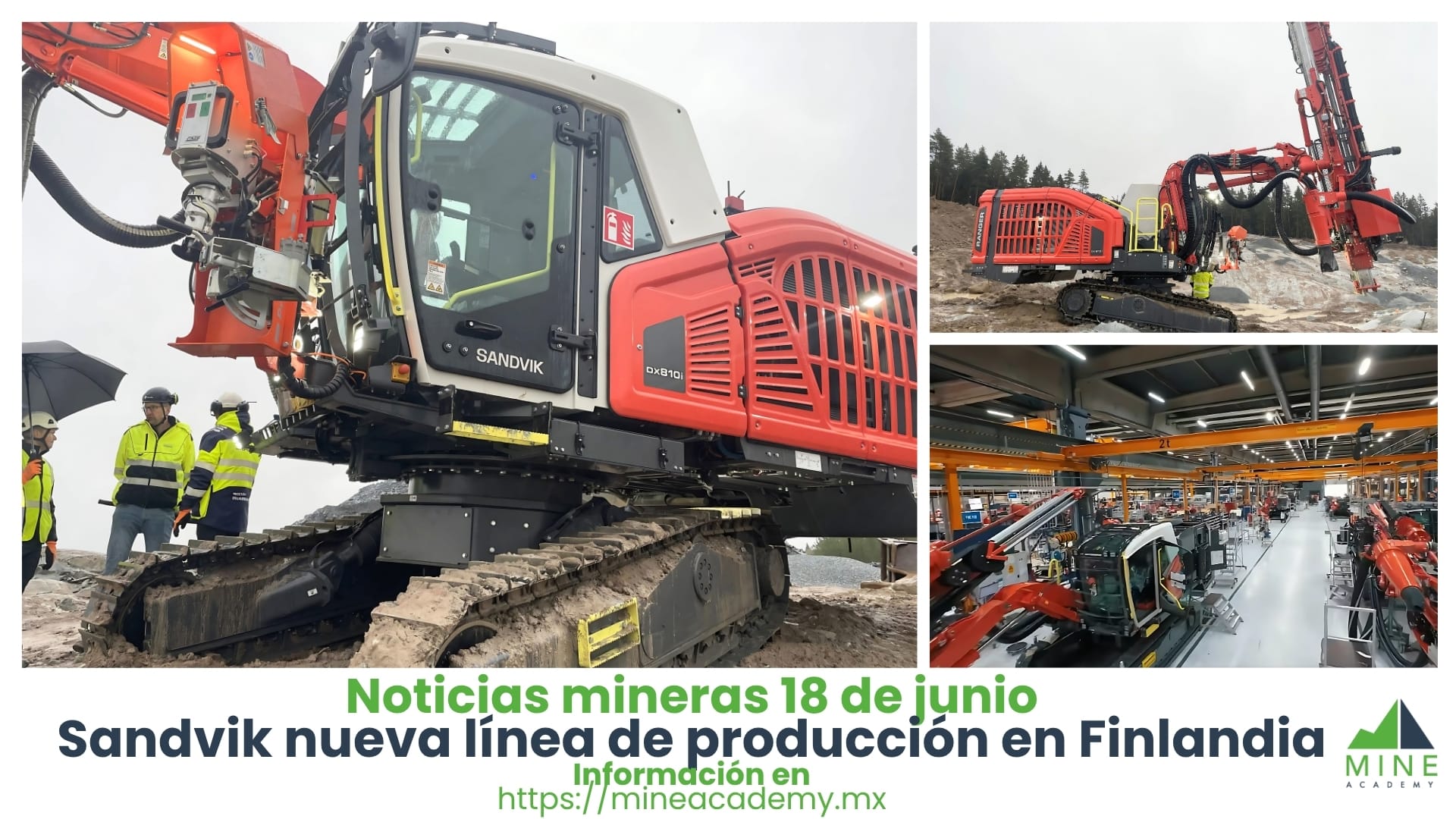 Noticias mineras 18 de junio, presentadas por Sandvik