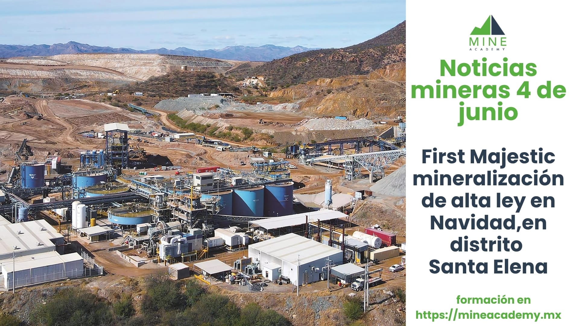 Noticias mineras del 4 de junio, presentadas por Sandvik