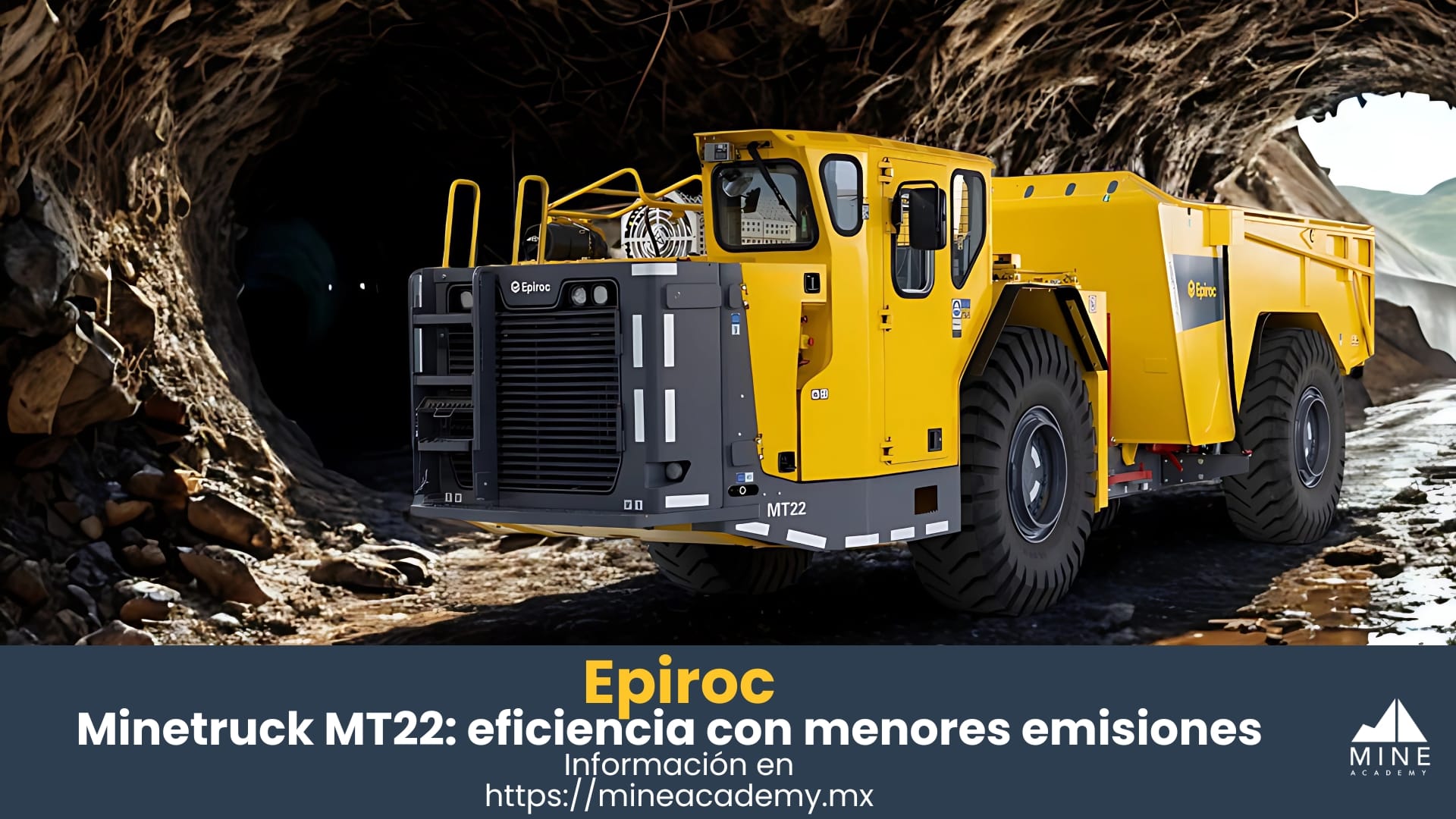Epiroc lanza el Minetruck MT22: mayor eficiencia y menores emisiones para minería subterránea