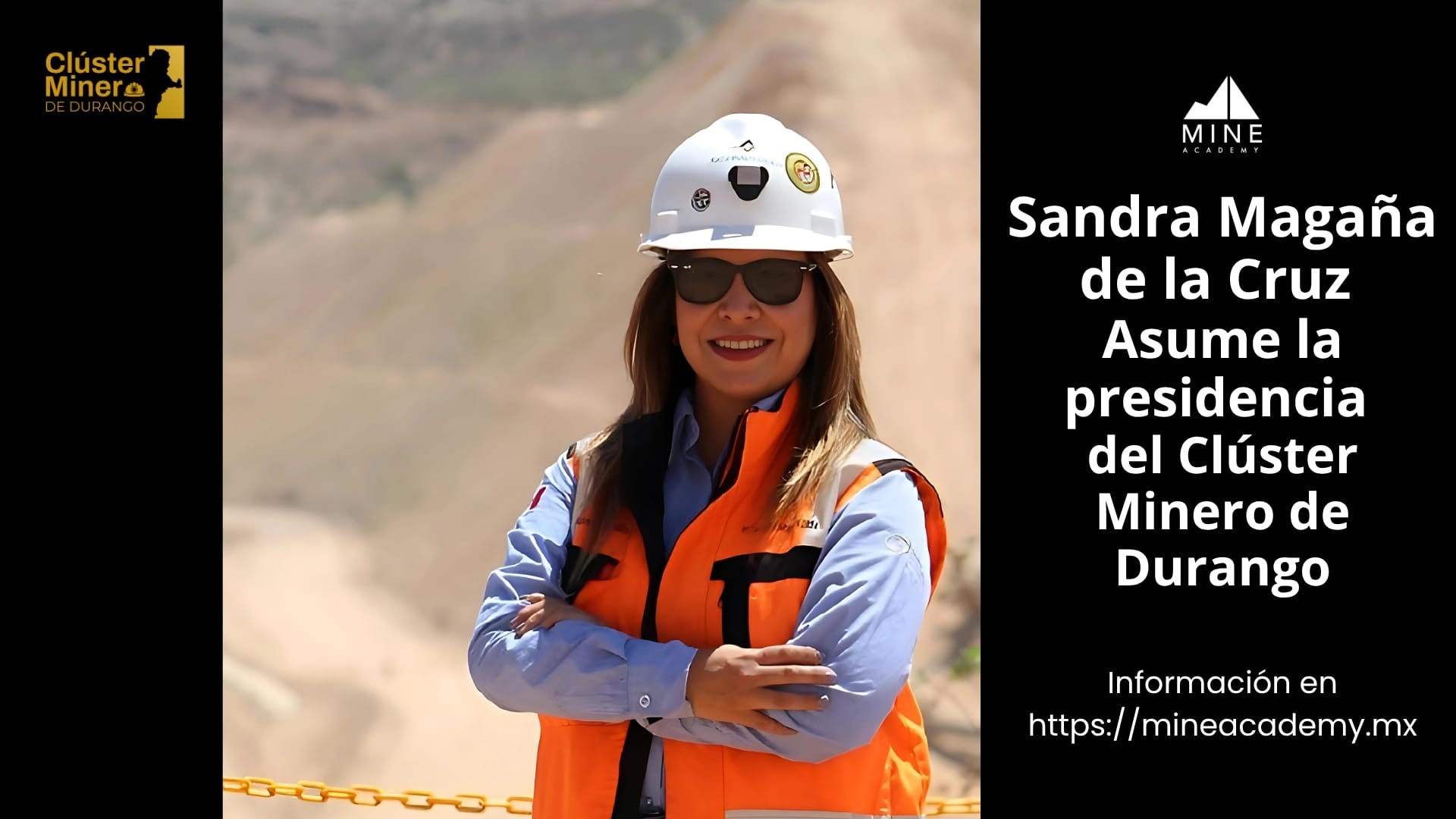 Sandra Magaña de la Cruz asume la presidencia del Clúster Minero de Durango