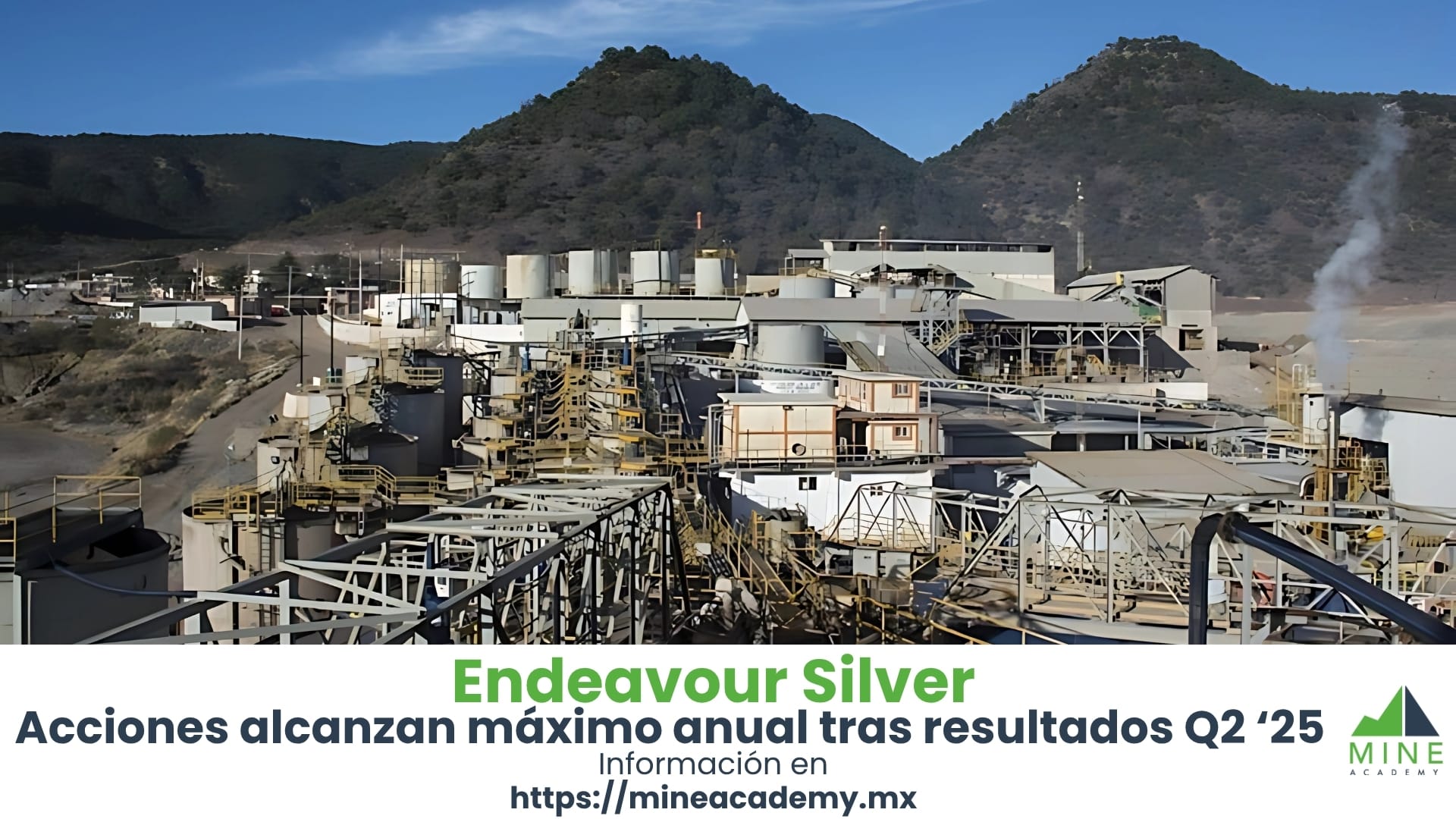 Acciones de Endeavour alcanzan máximo anual tras  sólidos resultados operativos Q2 '25
