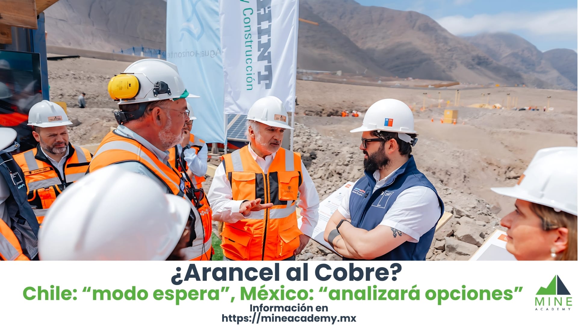 Chile: "modo espera”, México: "analizará opciones", ante posible arancel al cobre.