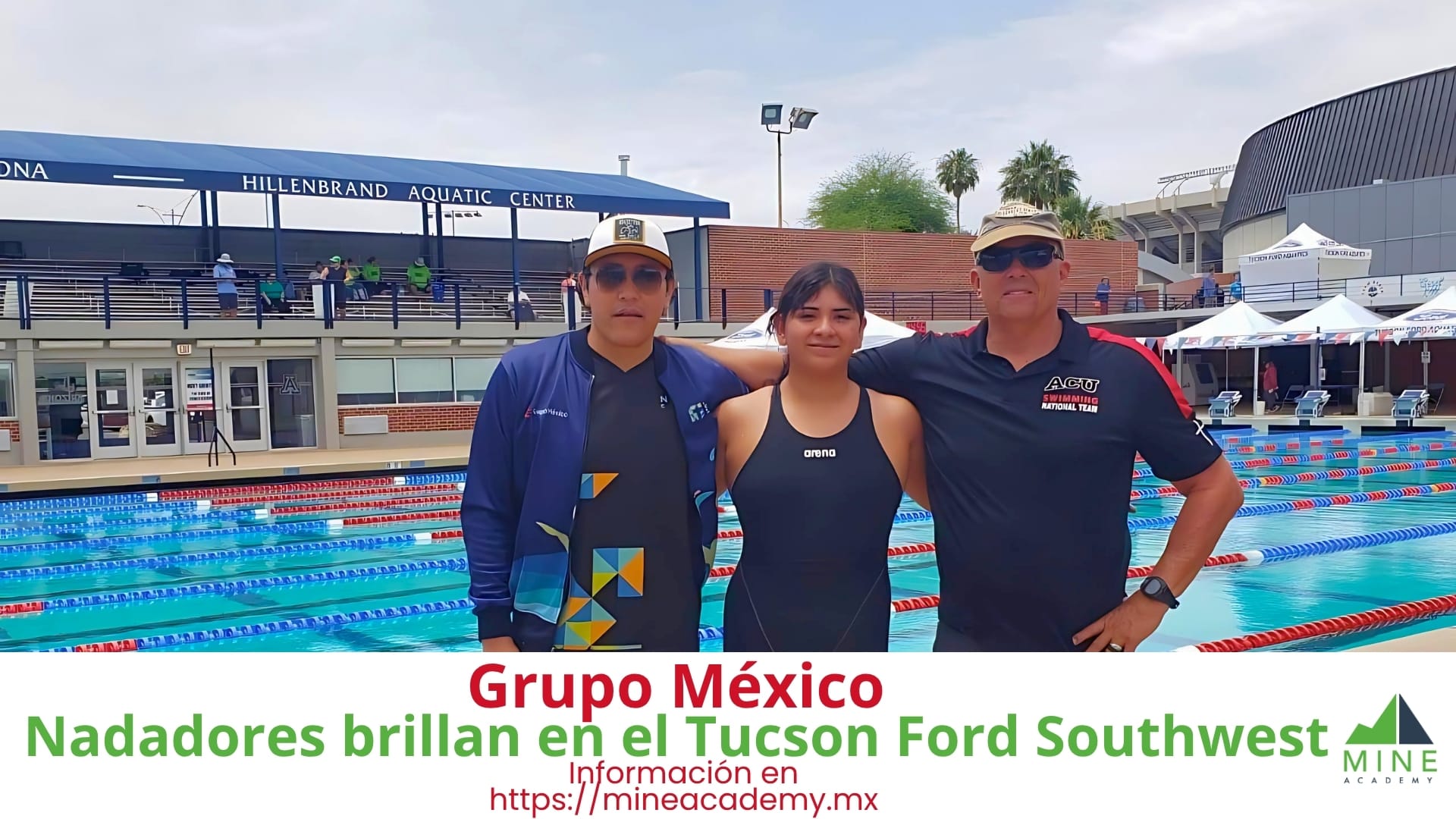 Nadadores de Grupo México brillan en el Tucson Ford Southwest Classic 2025