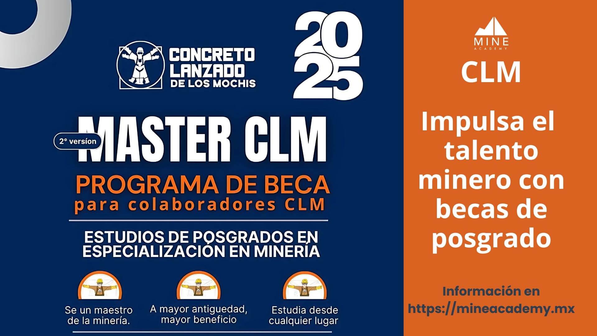 CLM impulsa la profesionalización de talento minero con becas de posgrado