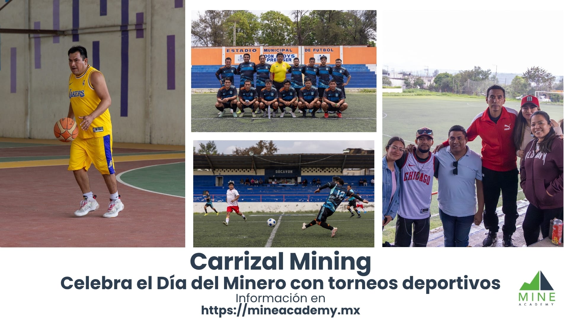 Carrizal Mining celebra el Día del Minero con torneos deportivos