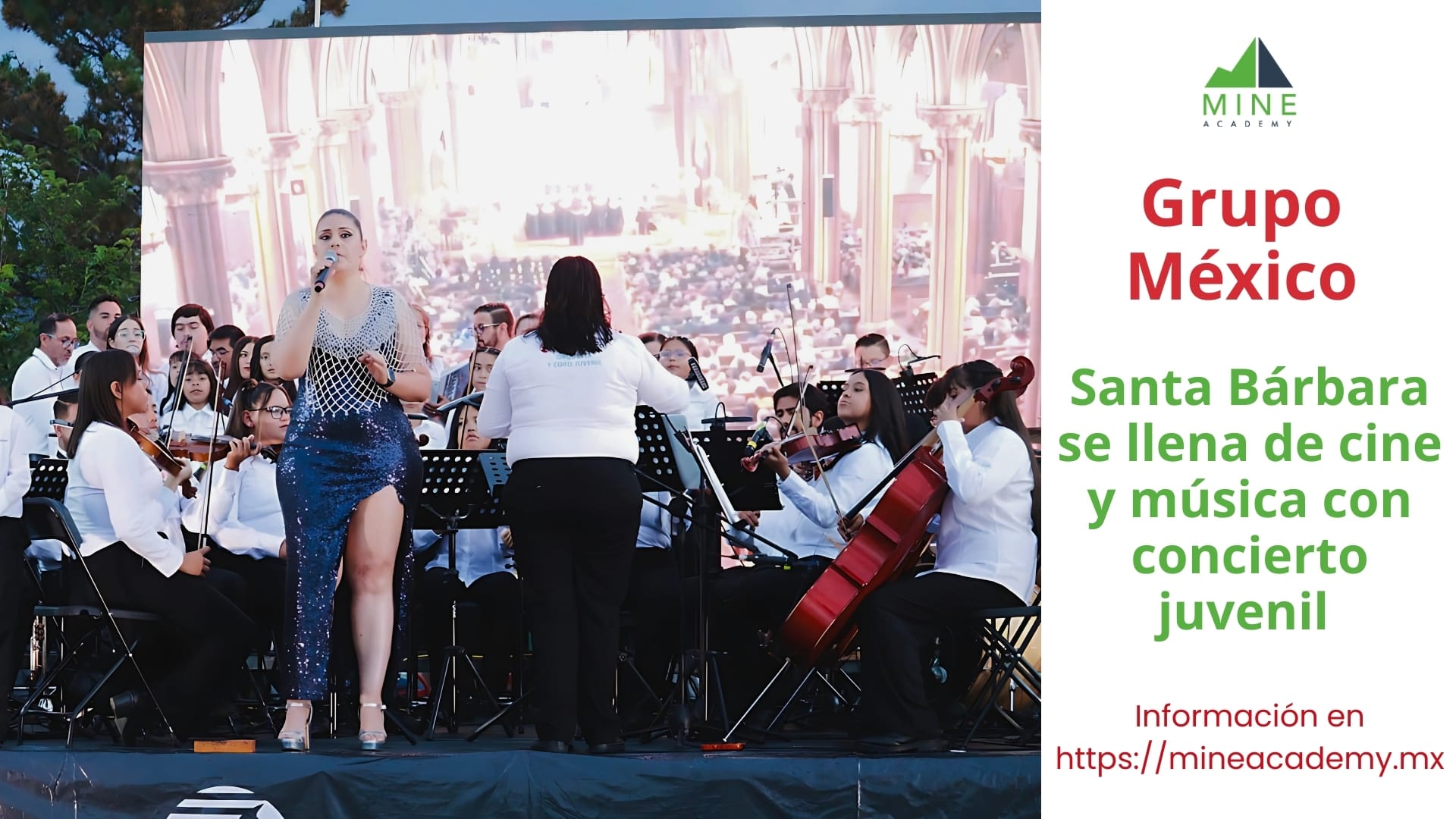 Santa Bárbara se llena de cine y música con concierto juvenil