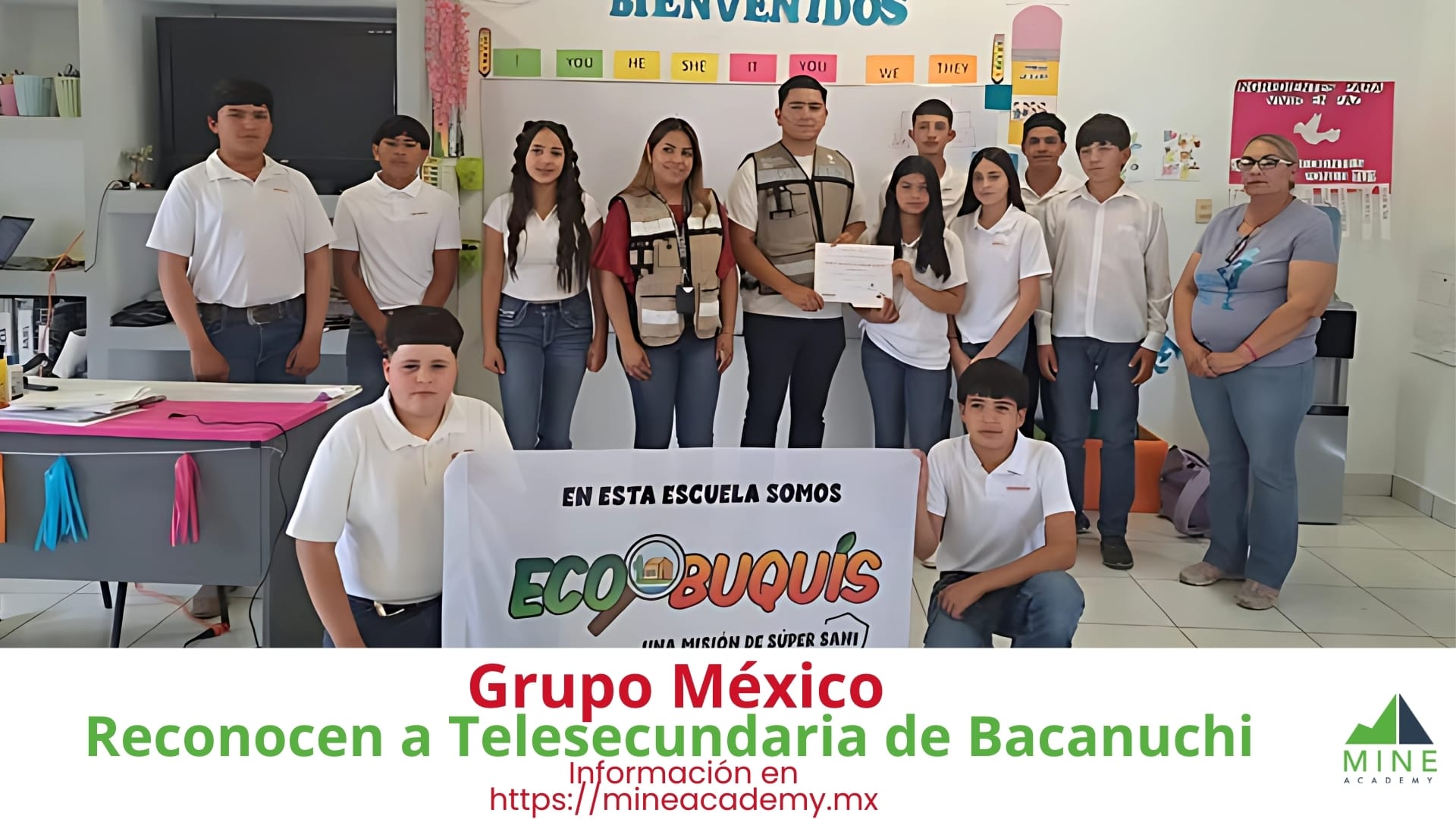Reconocen a Telesecundaria de Bacanuchi por proyecto agrícola escolar