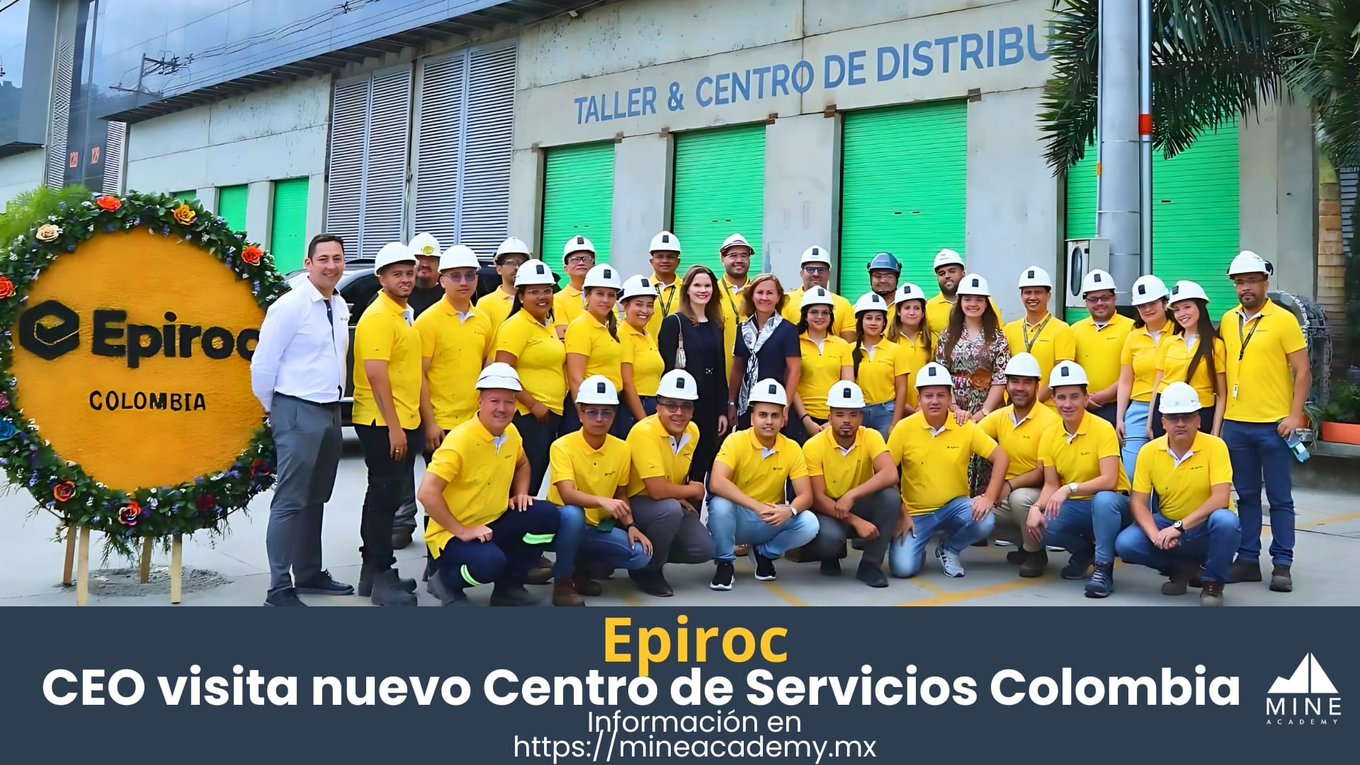 Helena Hedblom CEO de Epiroc visita nuevo Centro de Servicios en Colombia