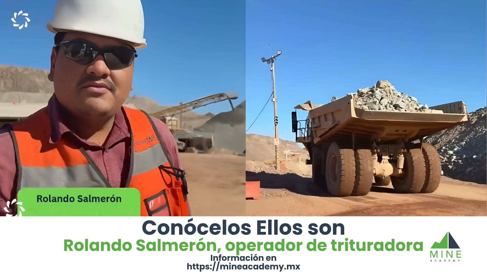 Rolando Salmerón, operador de trituradora en mina La Colorada, de Heliostar comparte su experiencia