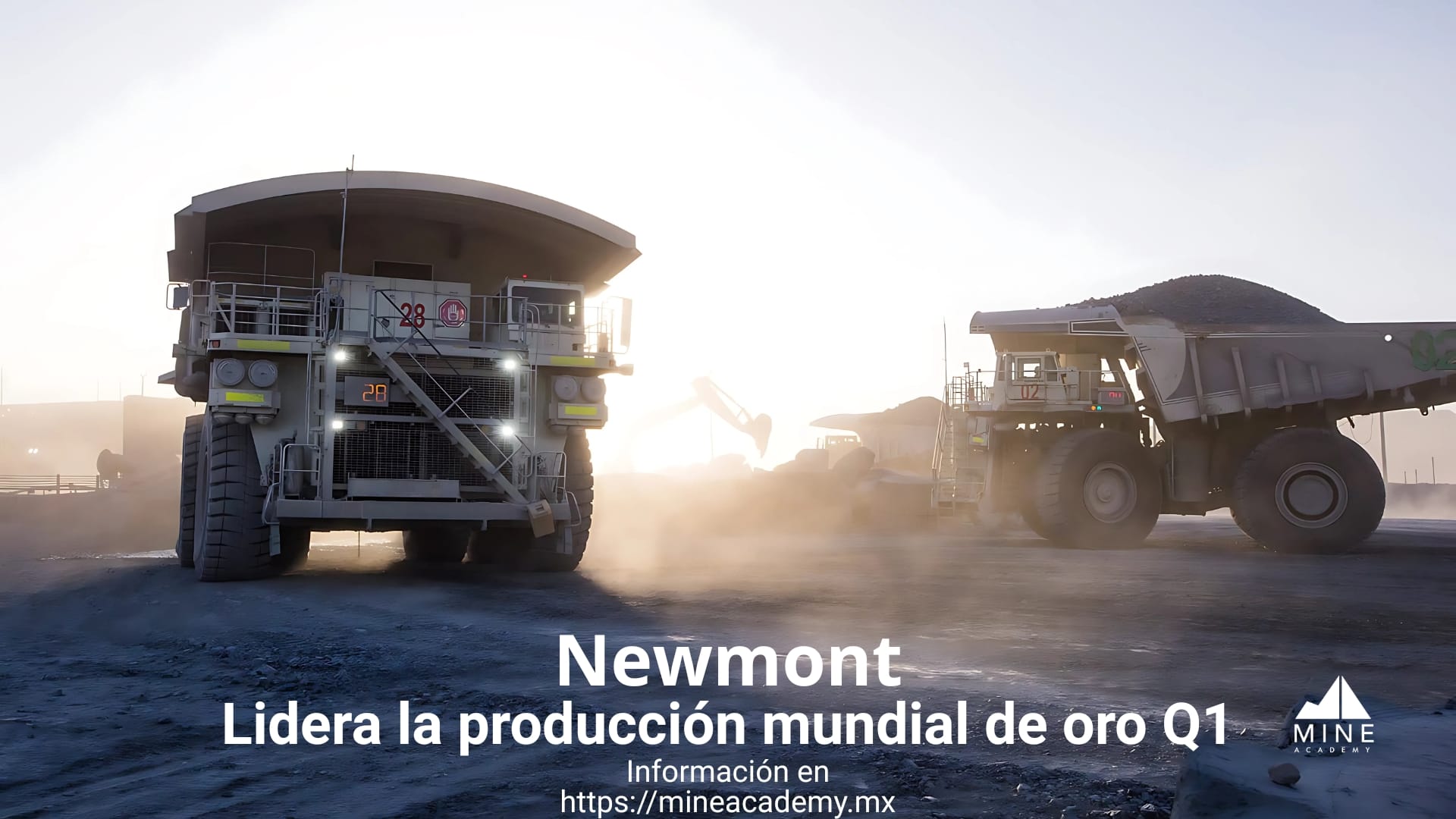 Newmont líder en producción de  oro en Q1 ´25, ve la lista de las mejores.