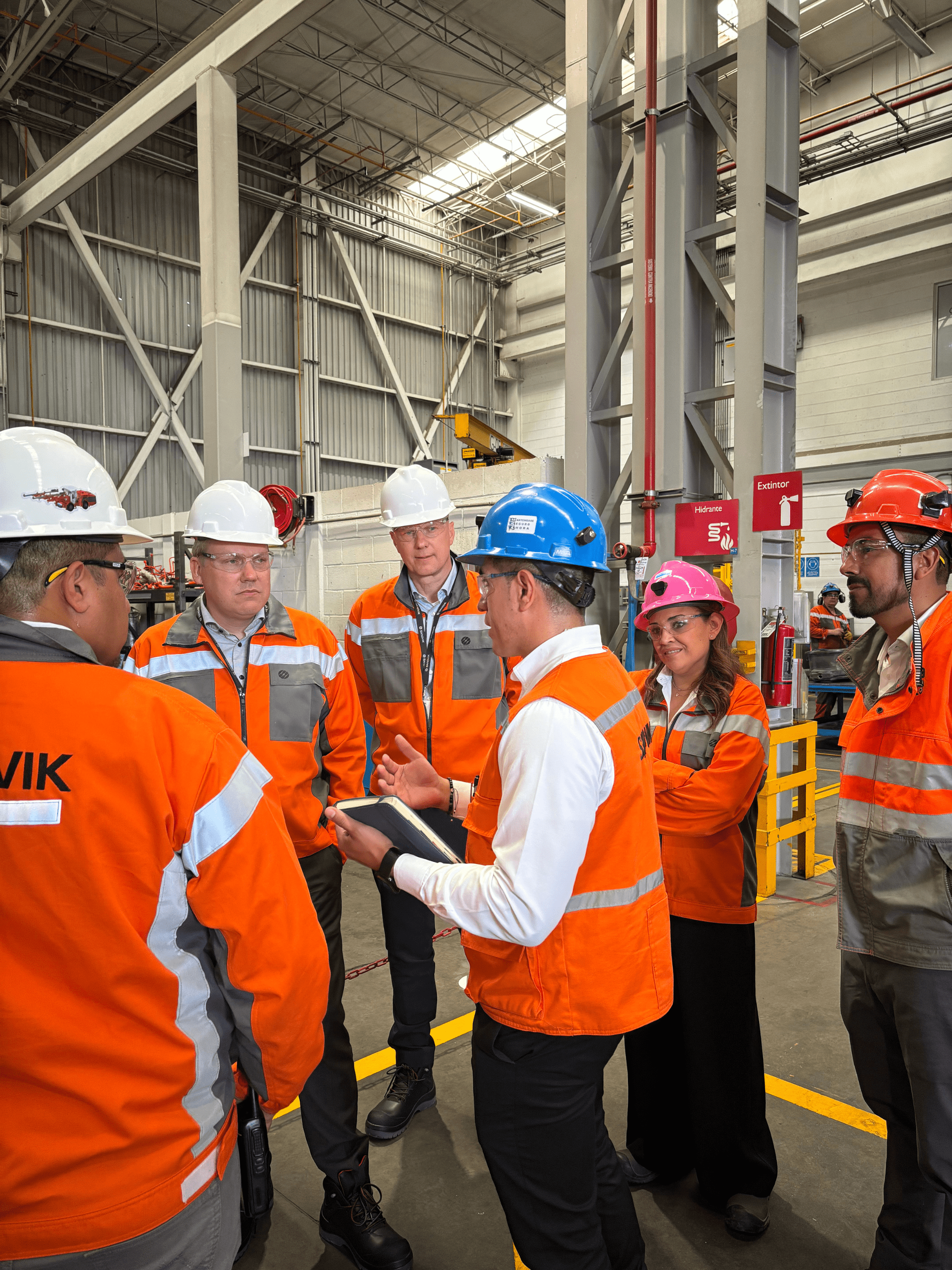 Sandvik Mining México recibe la visita de su CEO, Stefan Widing.