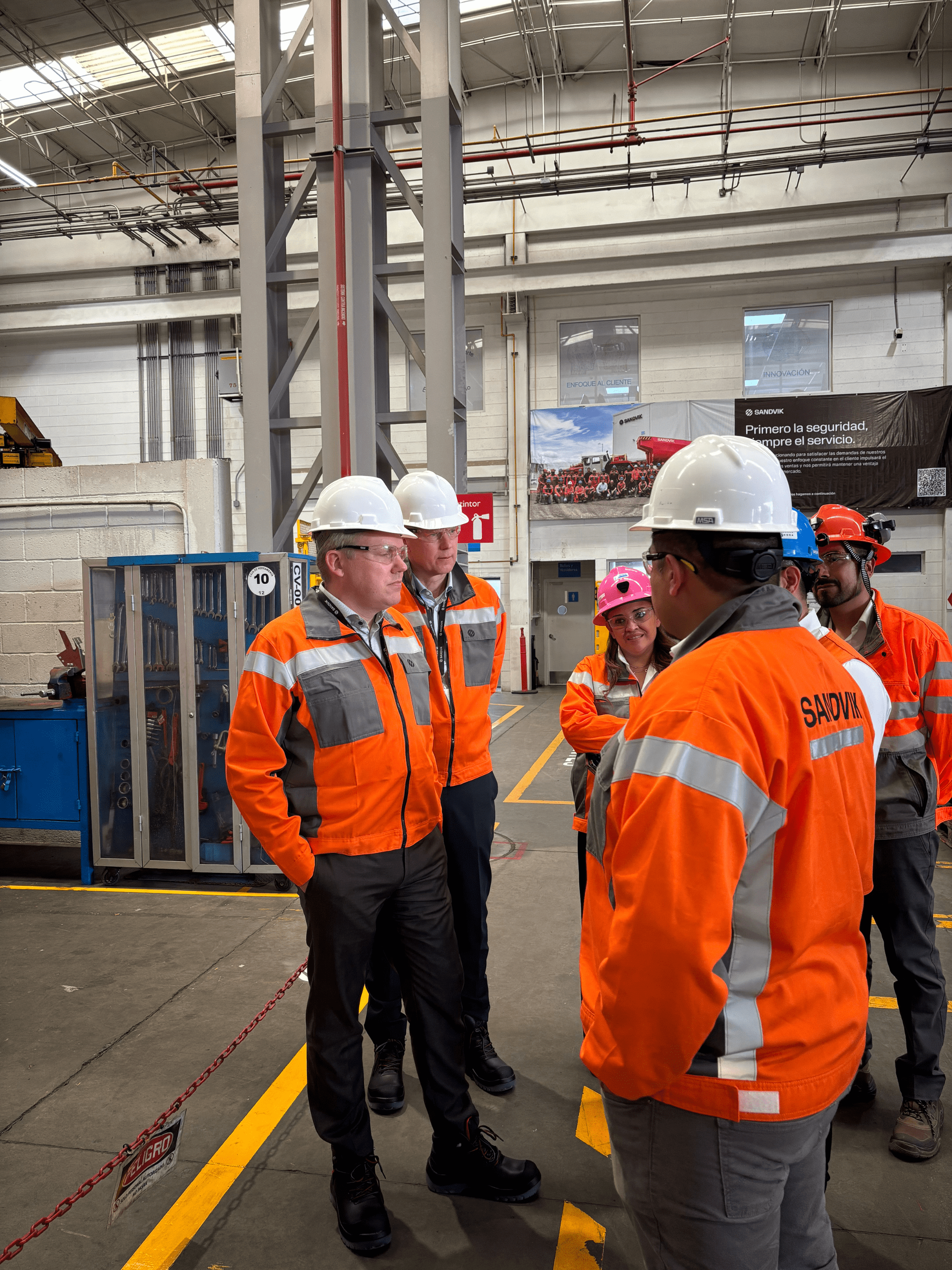 Sandvik Mining México recibe la visita de su CEO, Stefan Widing.