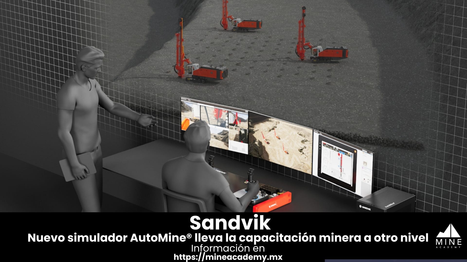 Sandvik lanza simulador de perforación AutoMine® para capacitación avanzada