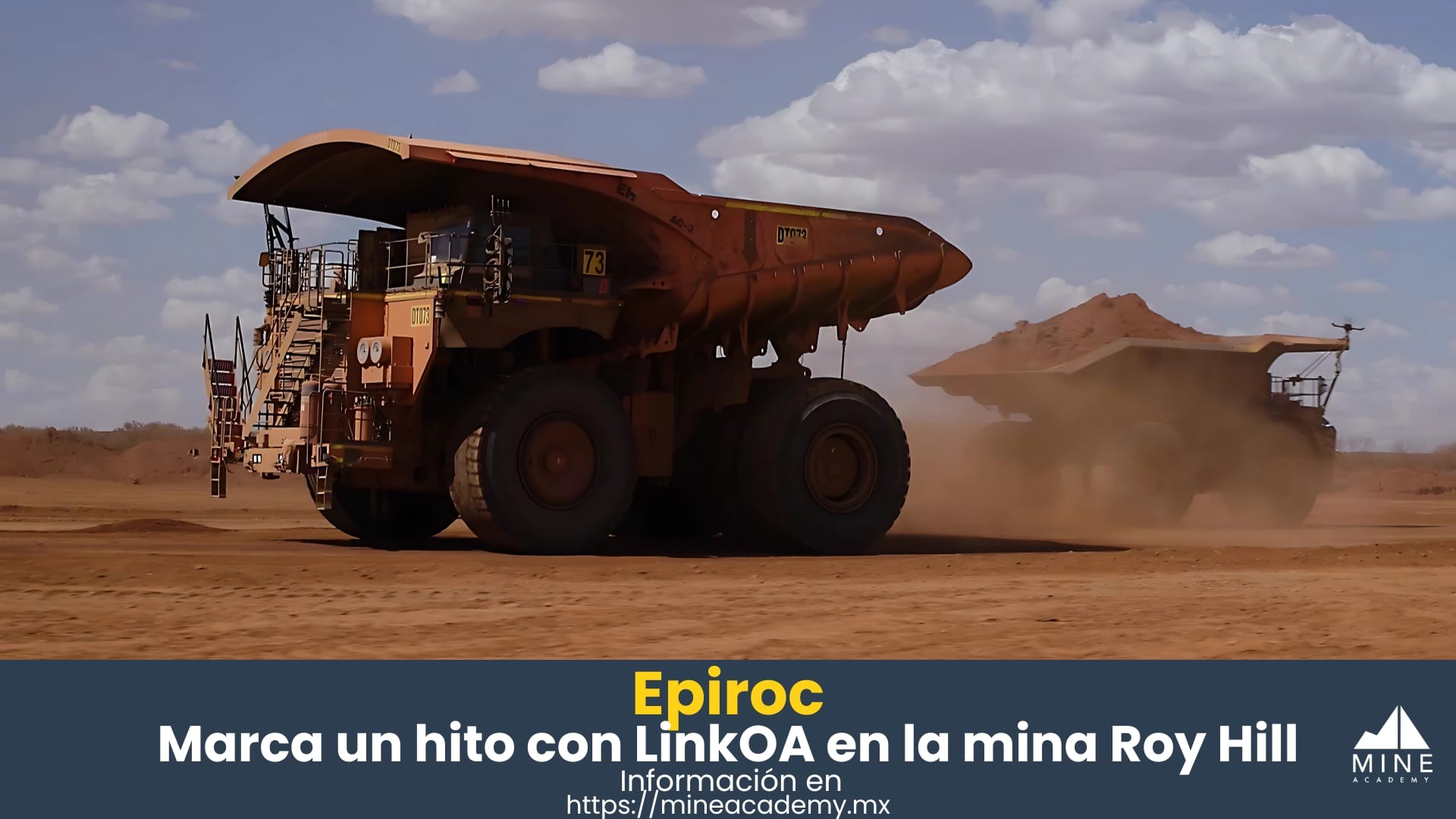 Epiroc marca un hito con LinkOA en la mina Roy Hill