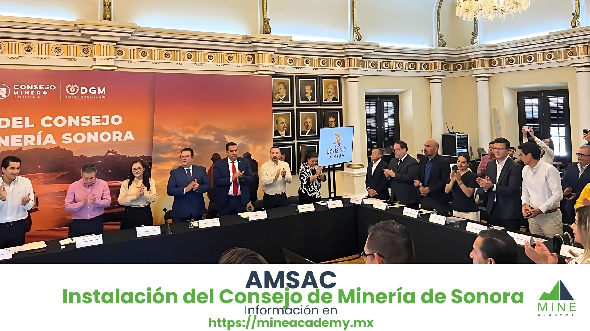 AMSAC participa en la instalación del Consejo de Minería de Sonora