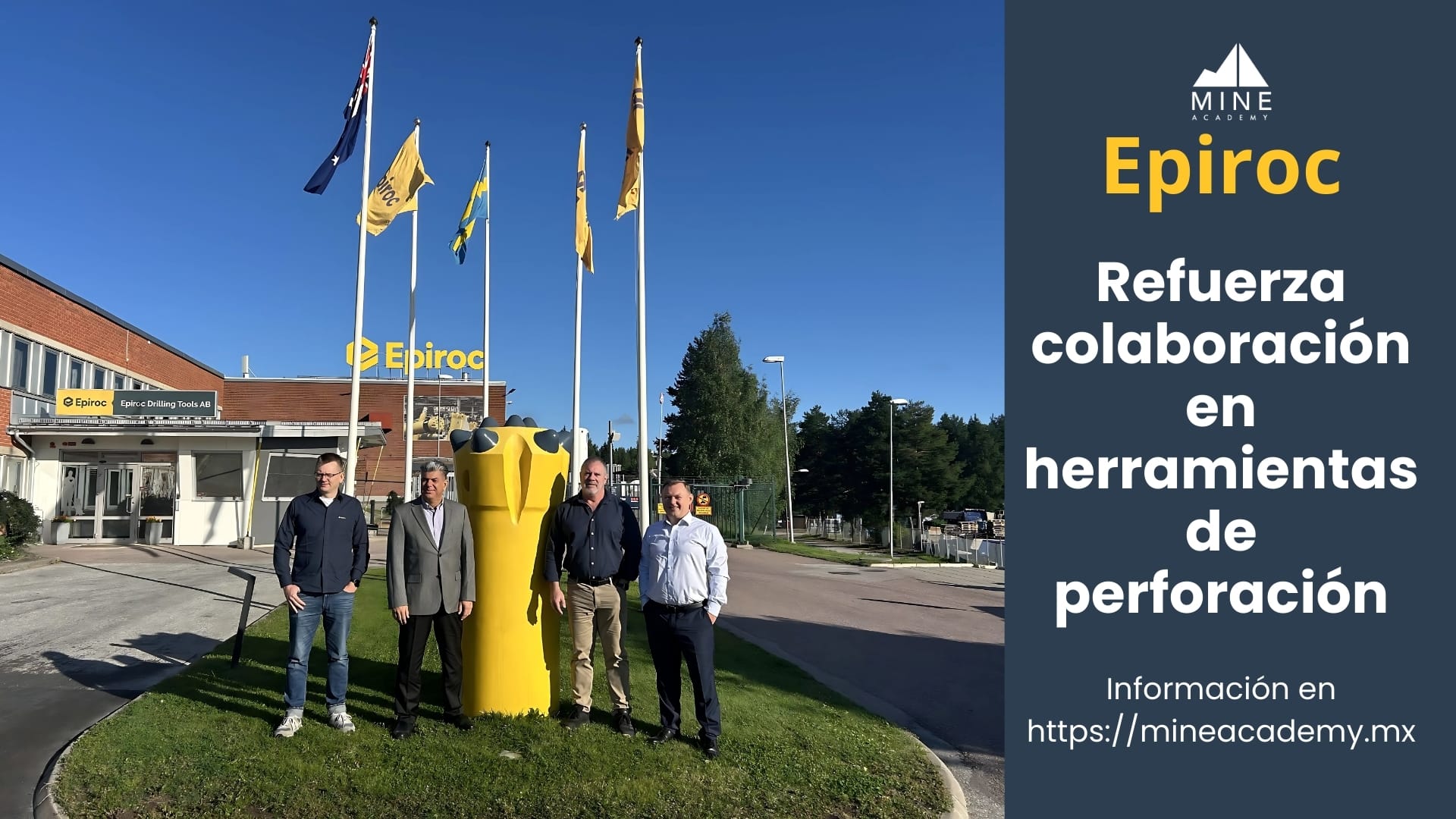 Epiroc y Capital Drilling refuerzan colaboración en herramientas de perforación