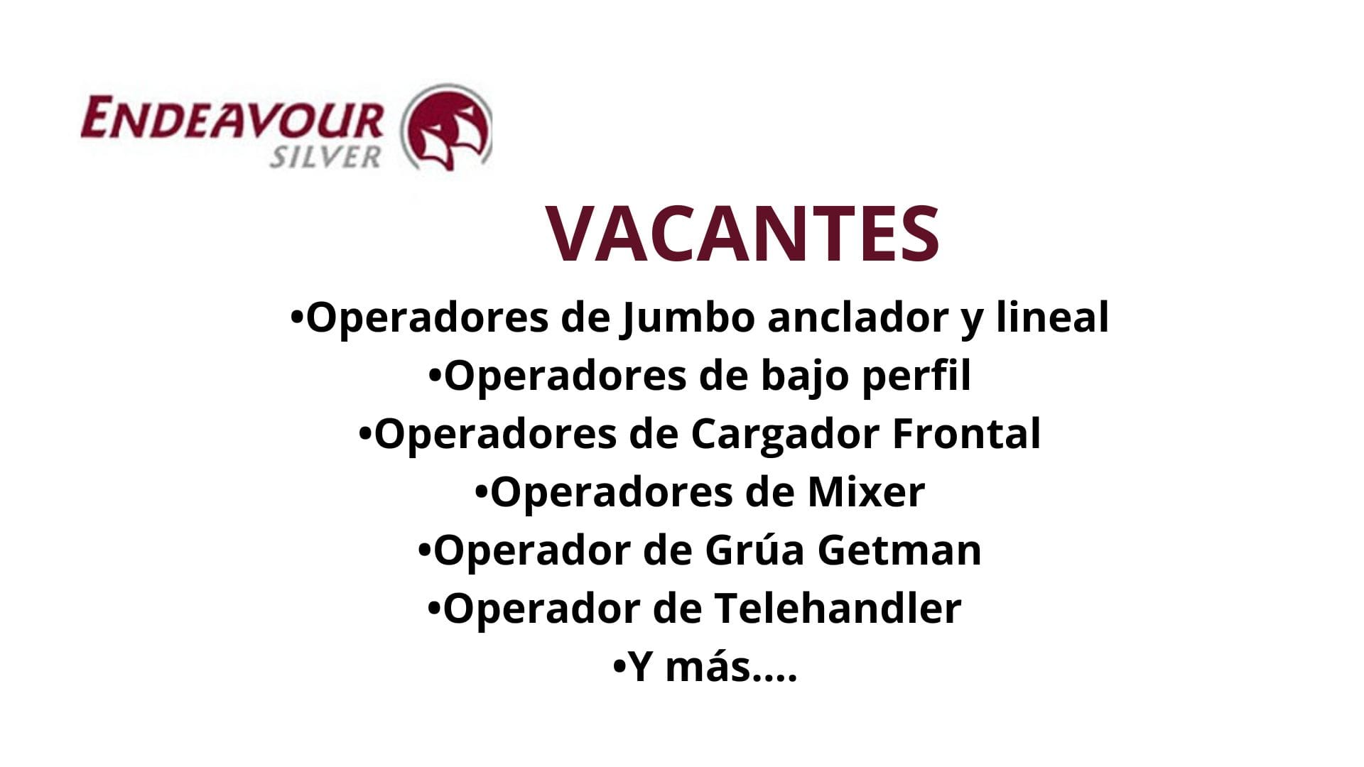 Oportunidad Laboral Terronera