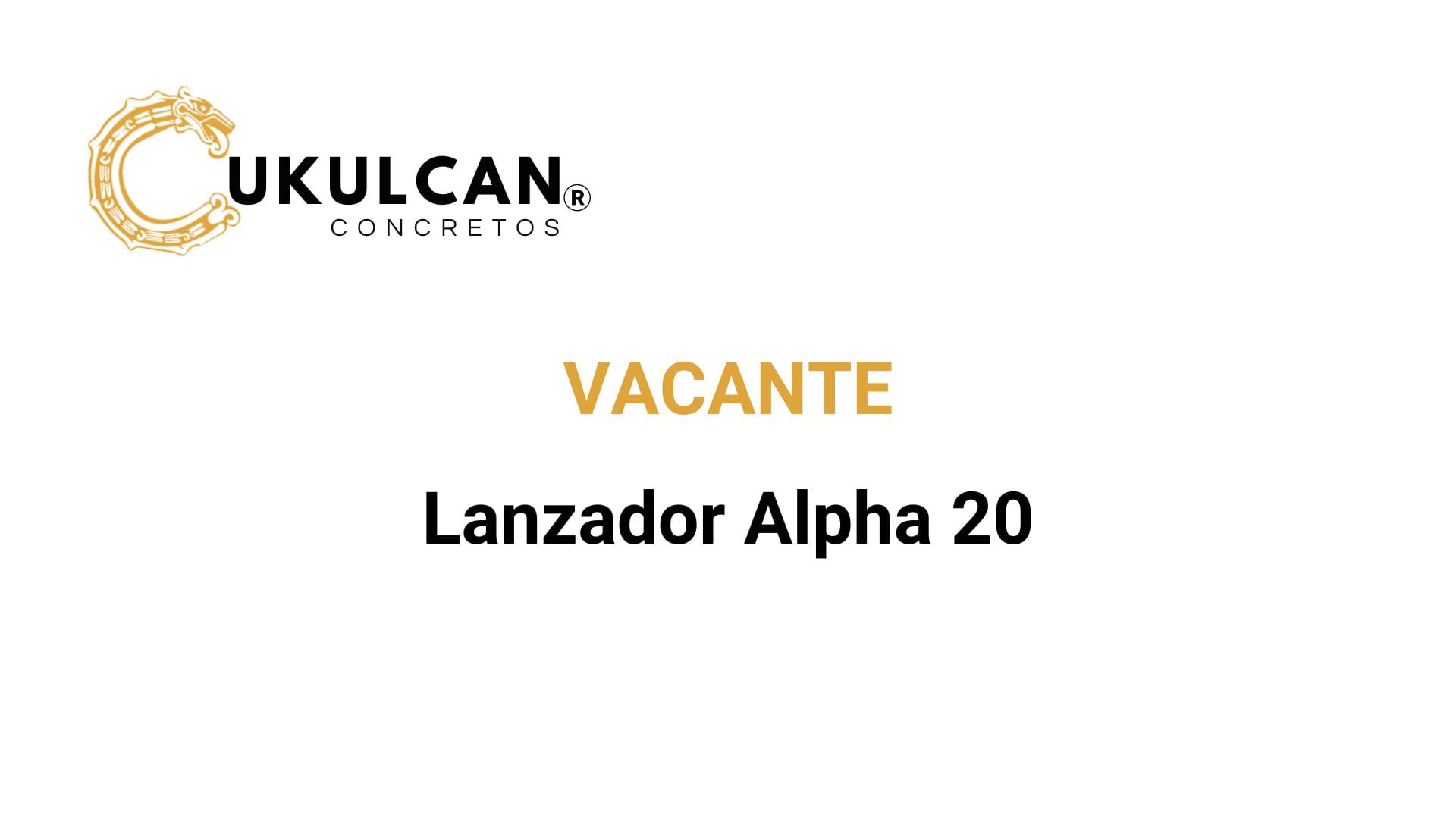 Oportunidad Laboral Cukulcan