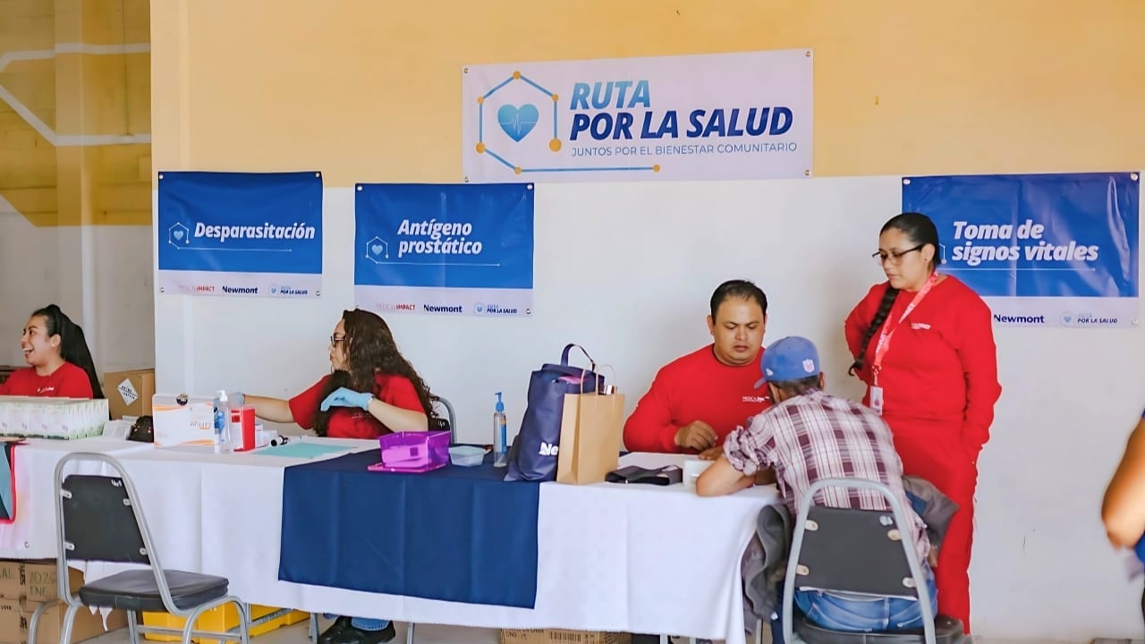 Newmont Peñasquito inicia Ruta de la Salud en Mazapil