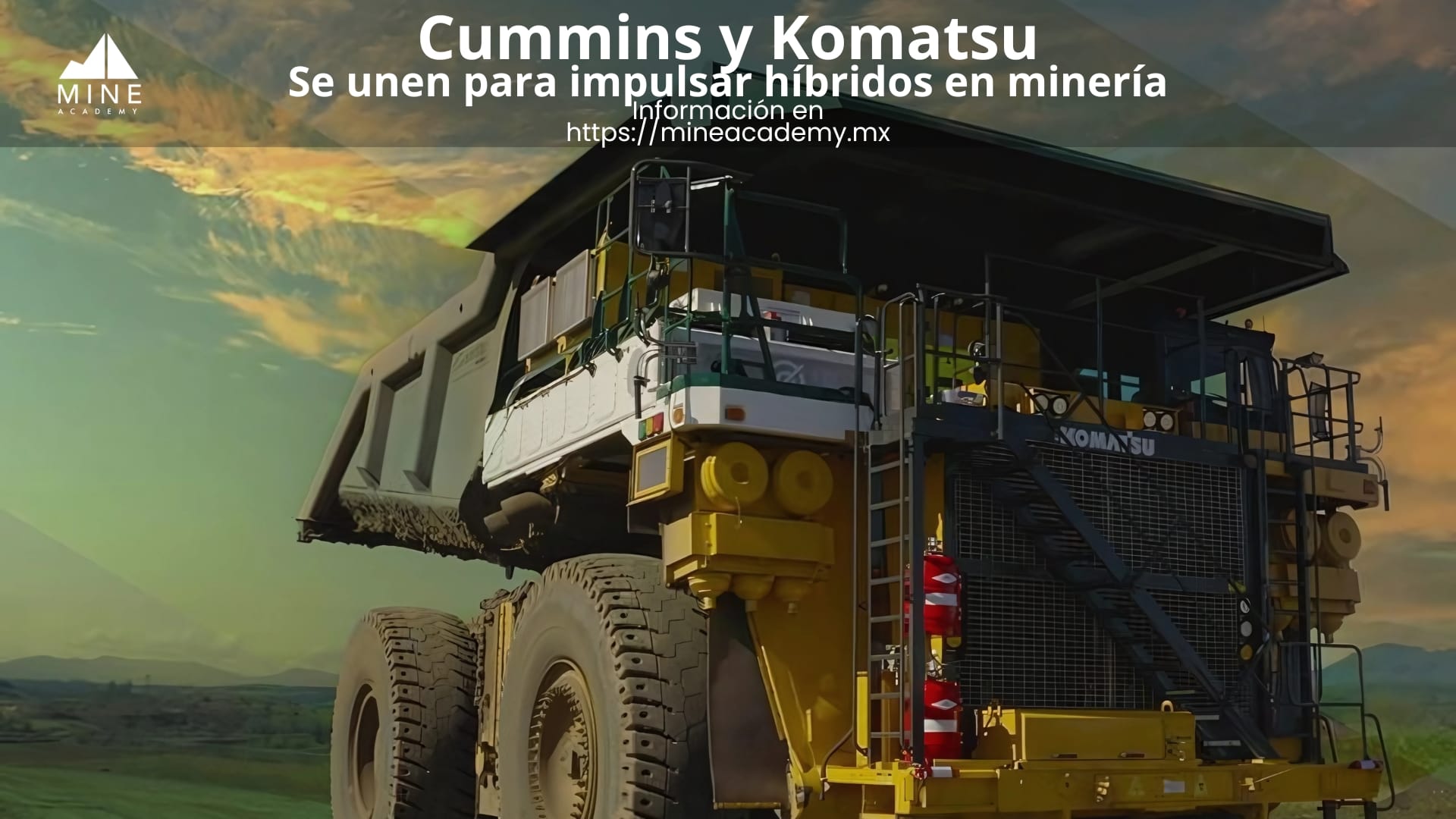 Cummins y Komatsu se unen para impulsar híbridos en camiones de minería