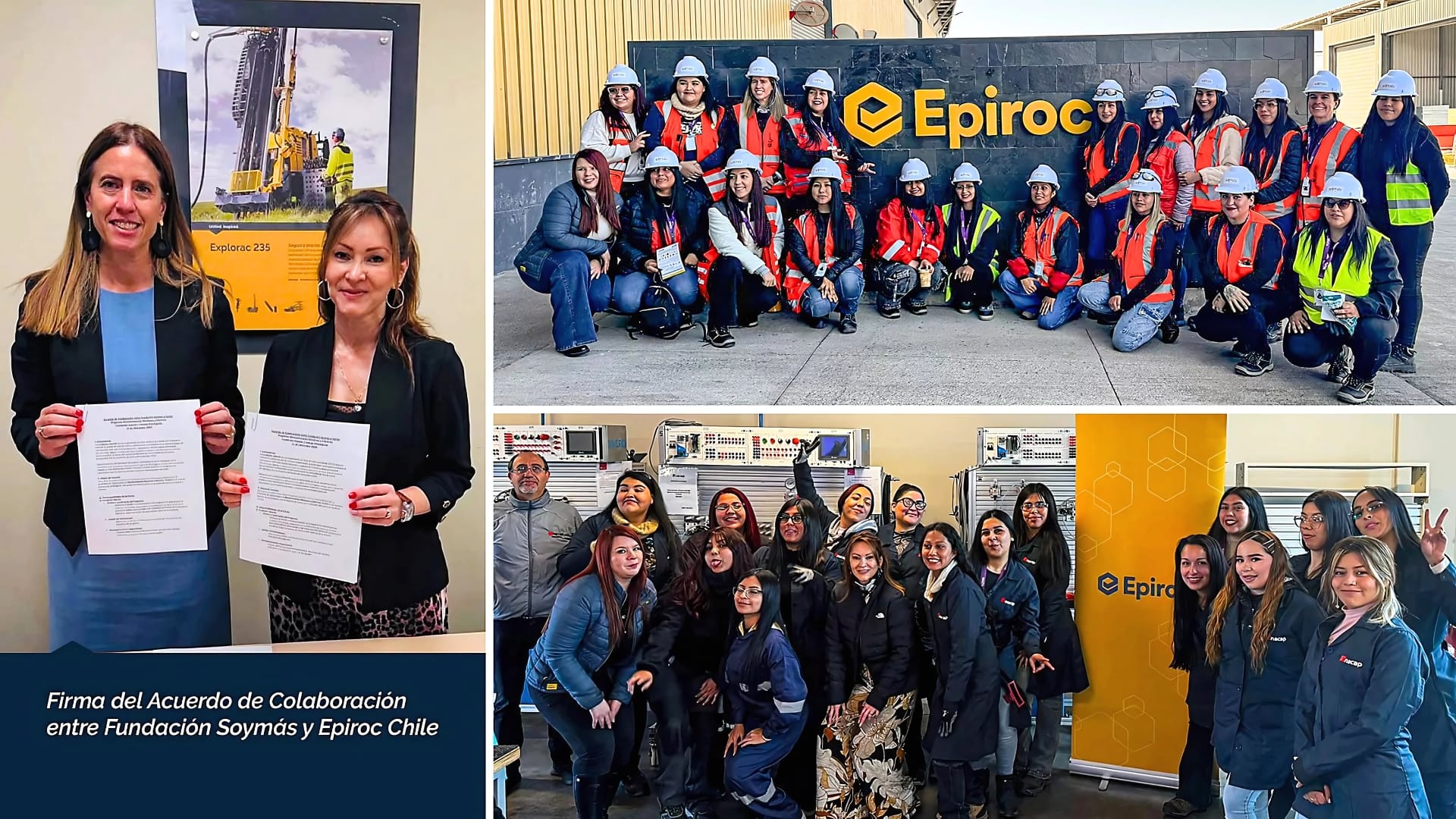 Epiroc Cono Sur impulsa programa de formación técnica para jóvenes madres en Antofagasta