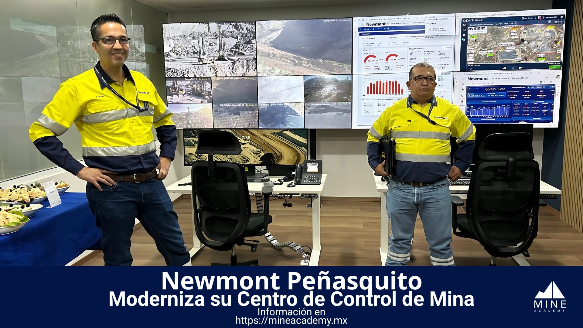 Newmont Peñasquito moderniza su Centro de Control de Mina para optimizar la operación
