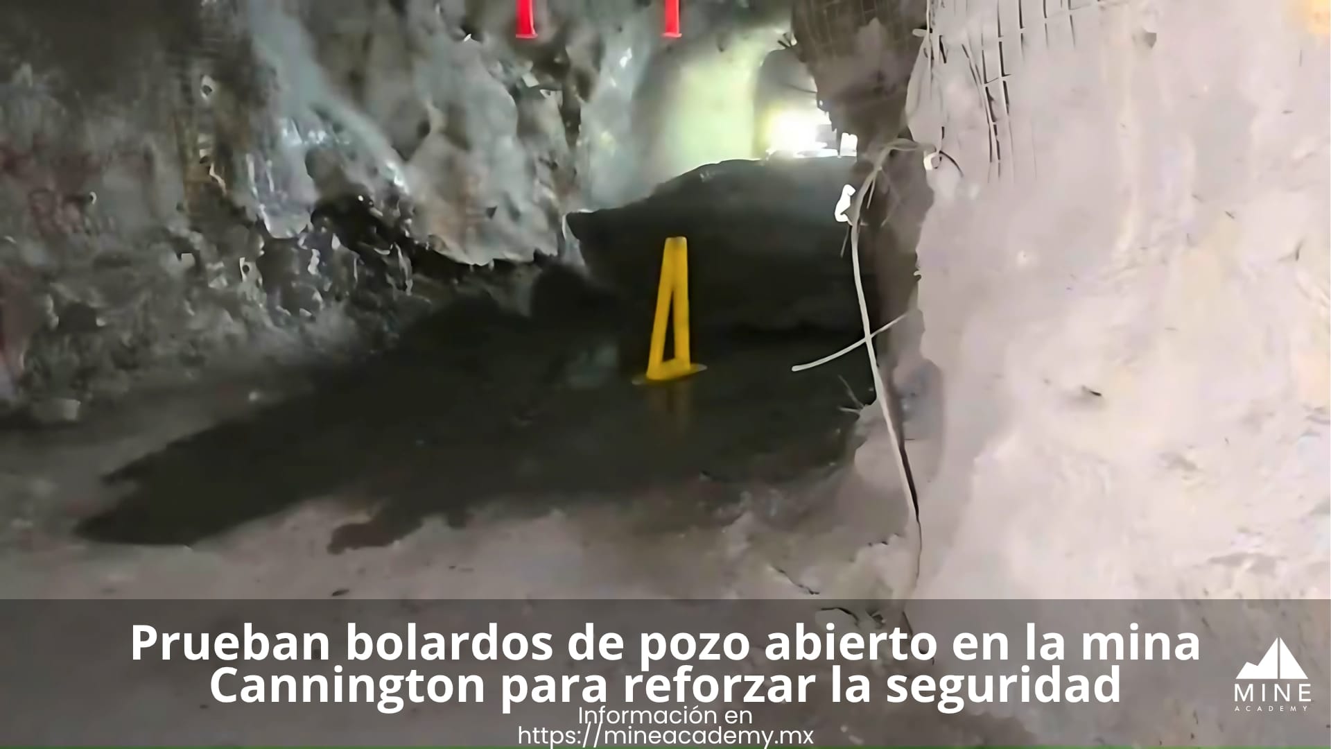Prueban bolardos de pozo abierto en la mina Cannington para reforzar la seguridad