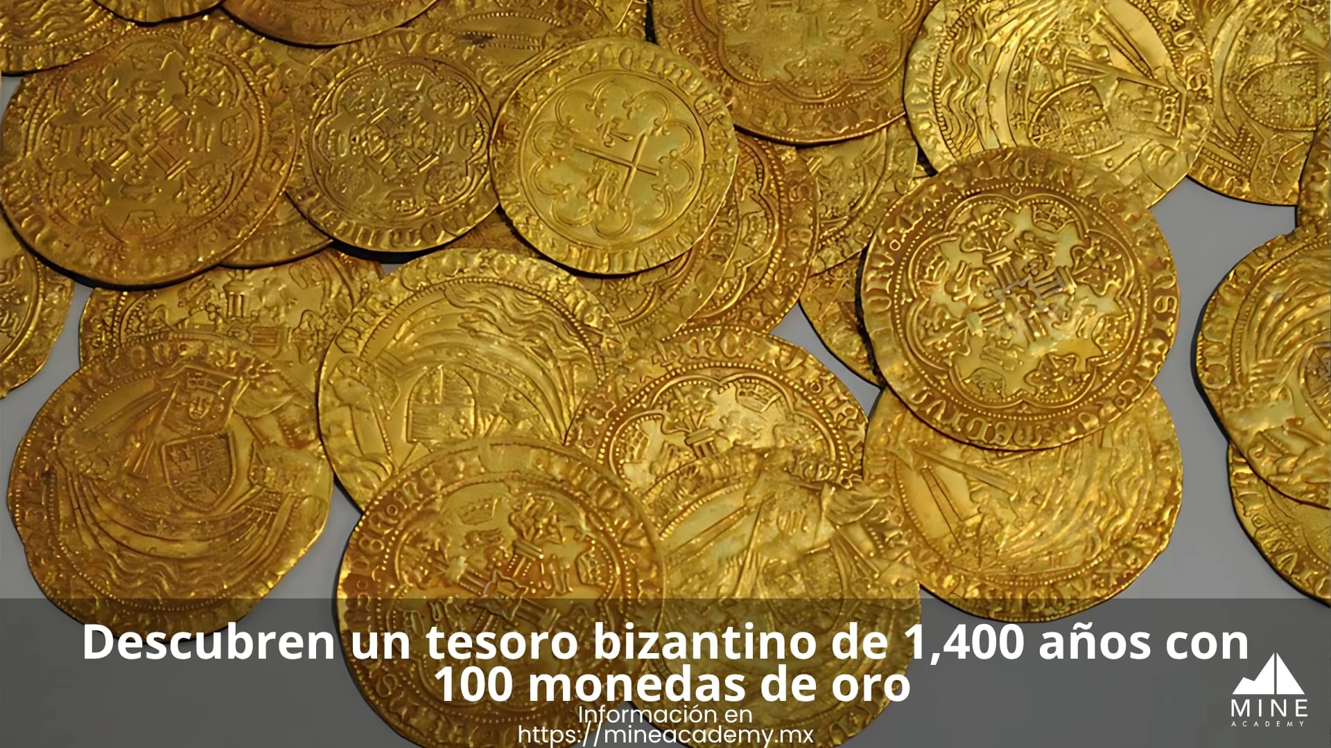 Descubren un tesoro bizantino de 1,400 años con casi 100 monedas de oro