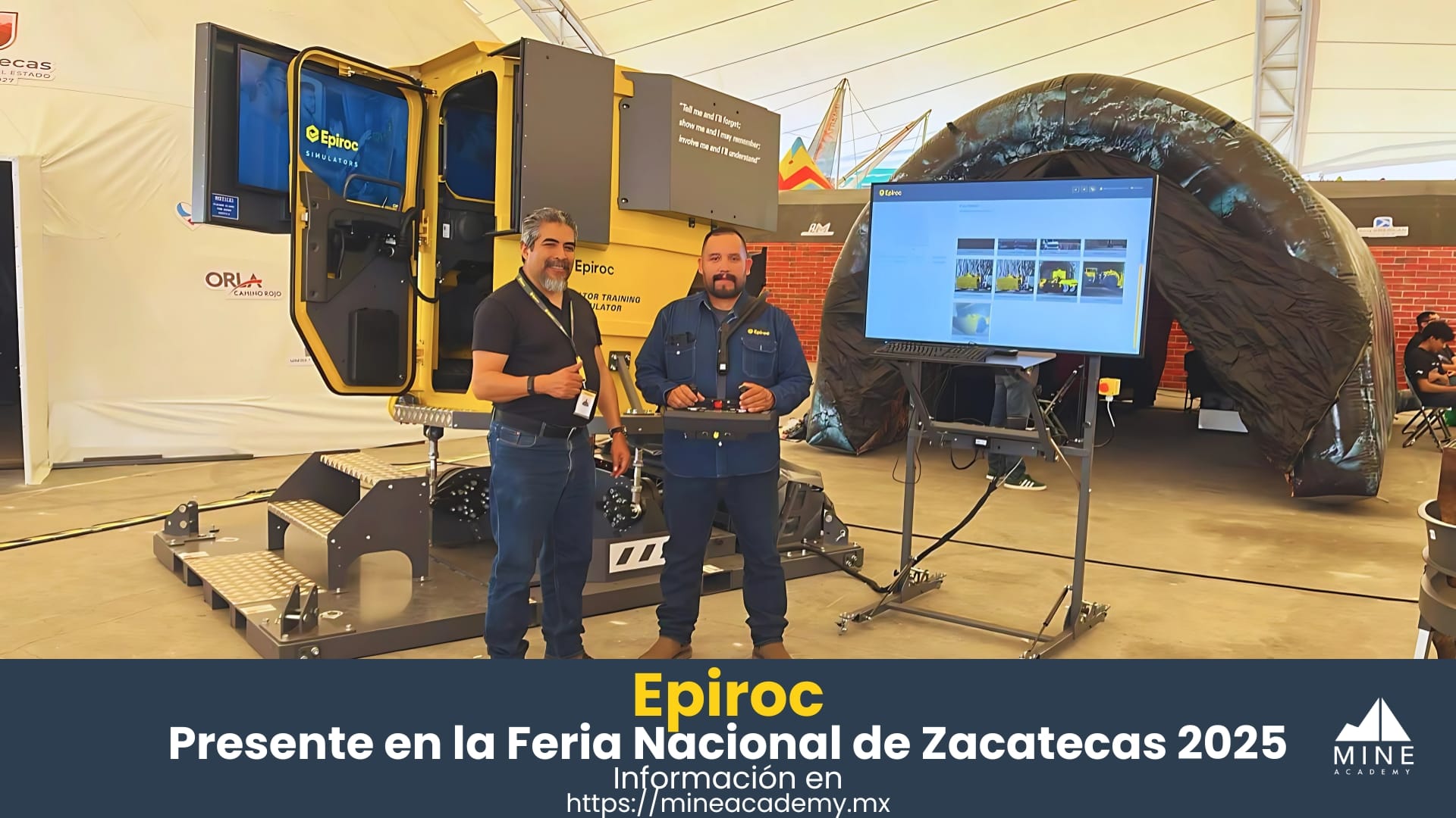 Epiroc presente en la Feria Nacional de Zacatecas 2025