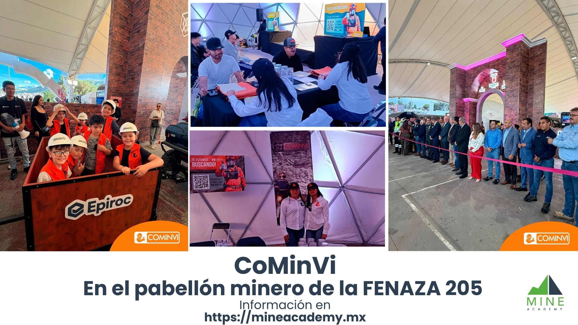 CoMinVi participa en el Pabellón Minero de la Fenaza 2025
