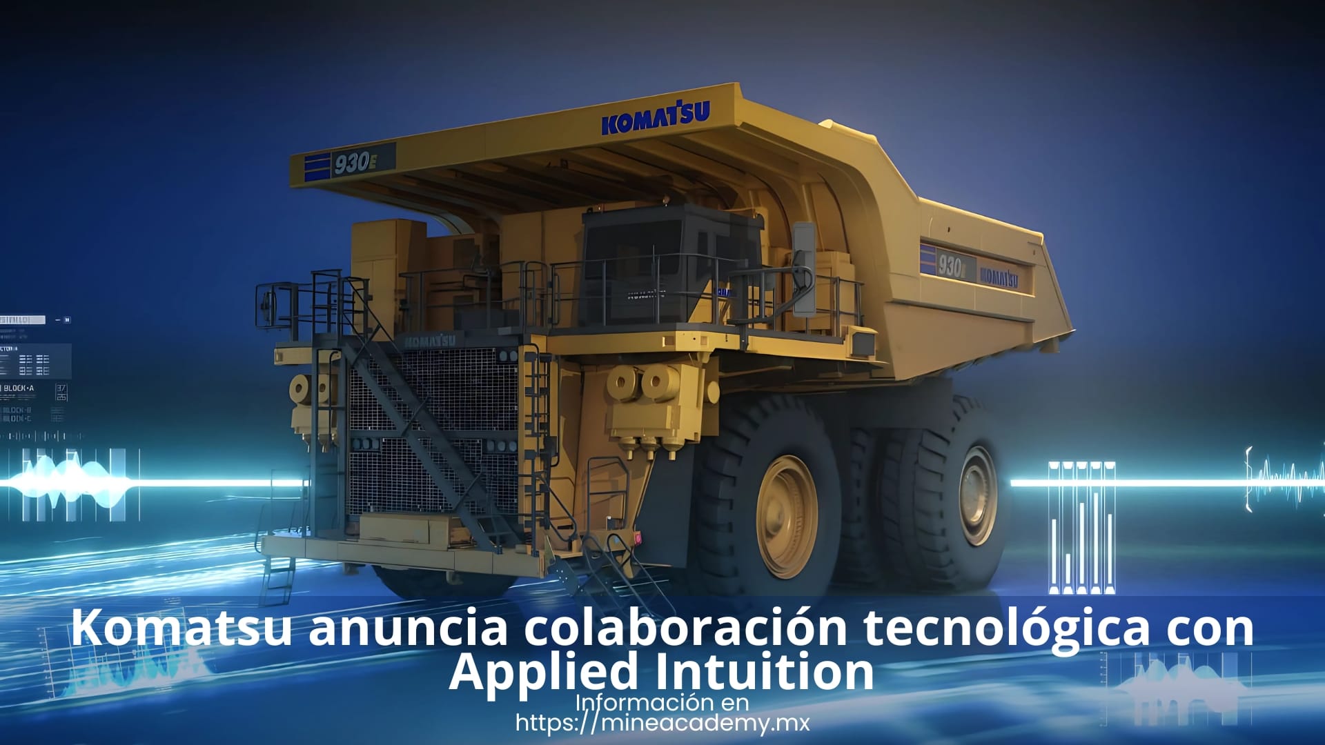 Komatsu anuncia colaboración tecnológica con Applied Intuition para impulsar la autonomía minera