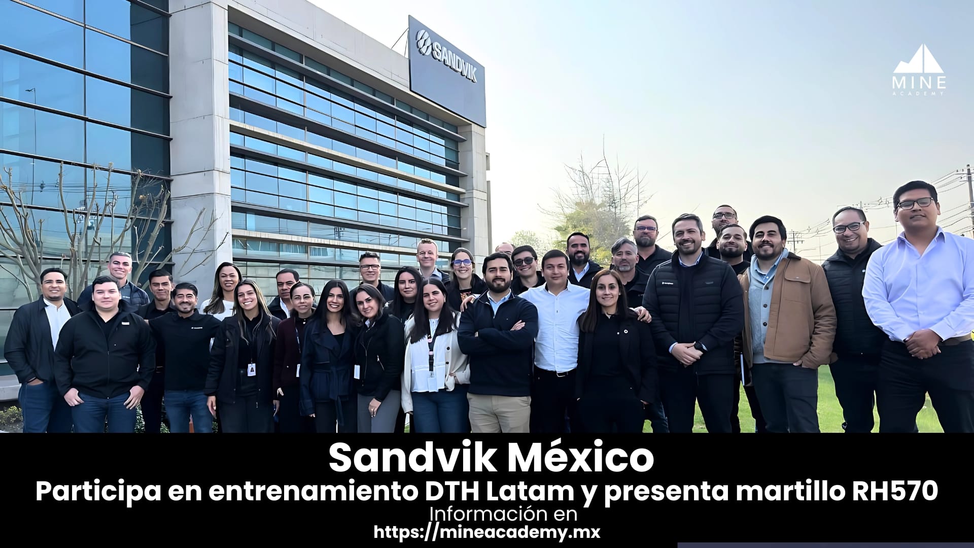 Sandvik México participa en entrenamiento DTH Latam y presenta martillo RH570
