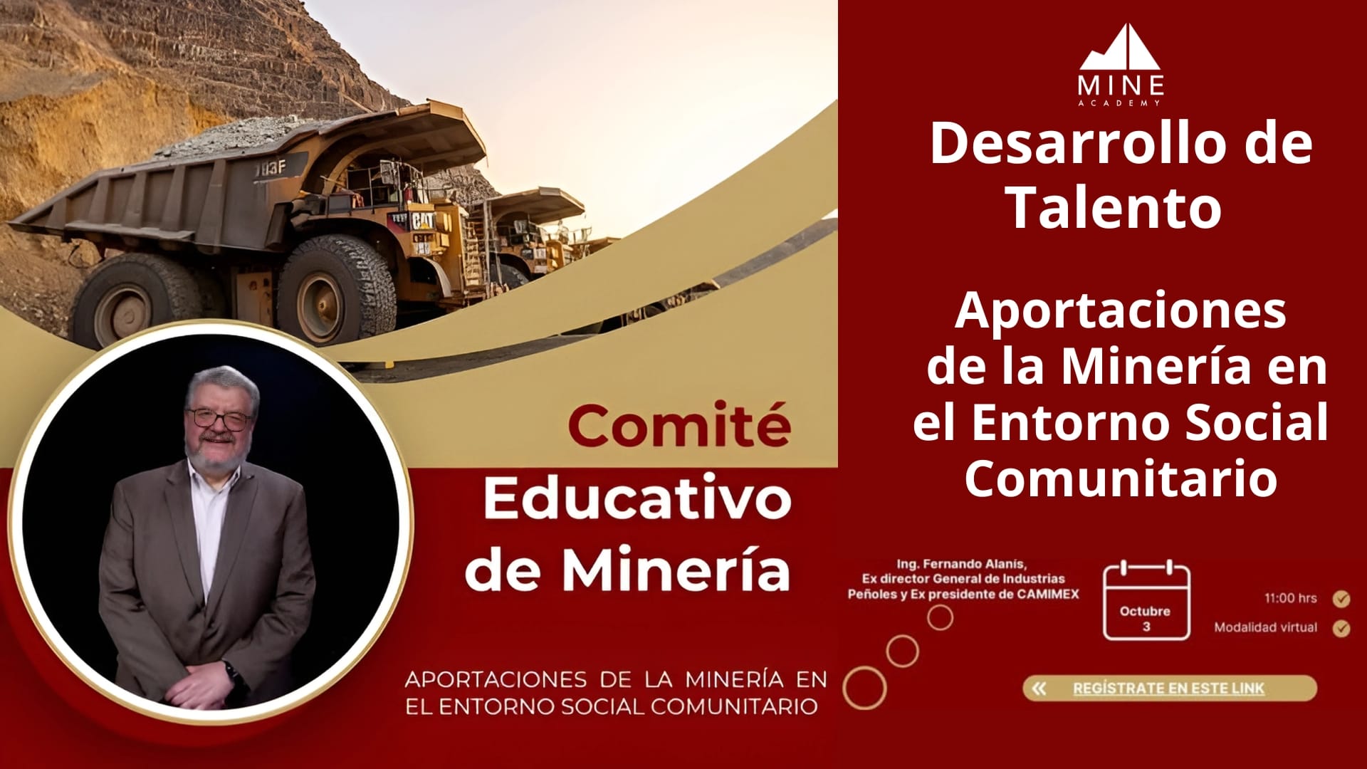Invitan a plática virtual sobre aportaciones de la minería en el entorno social