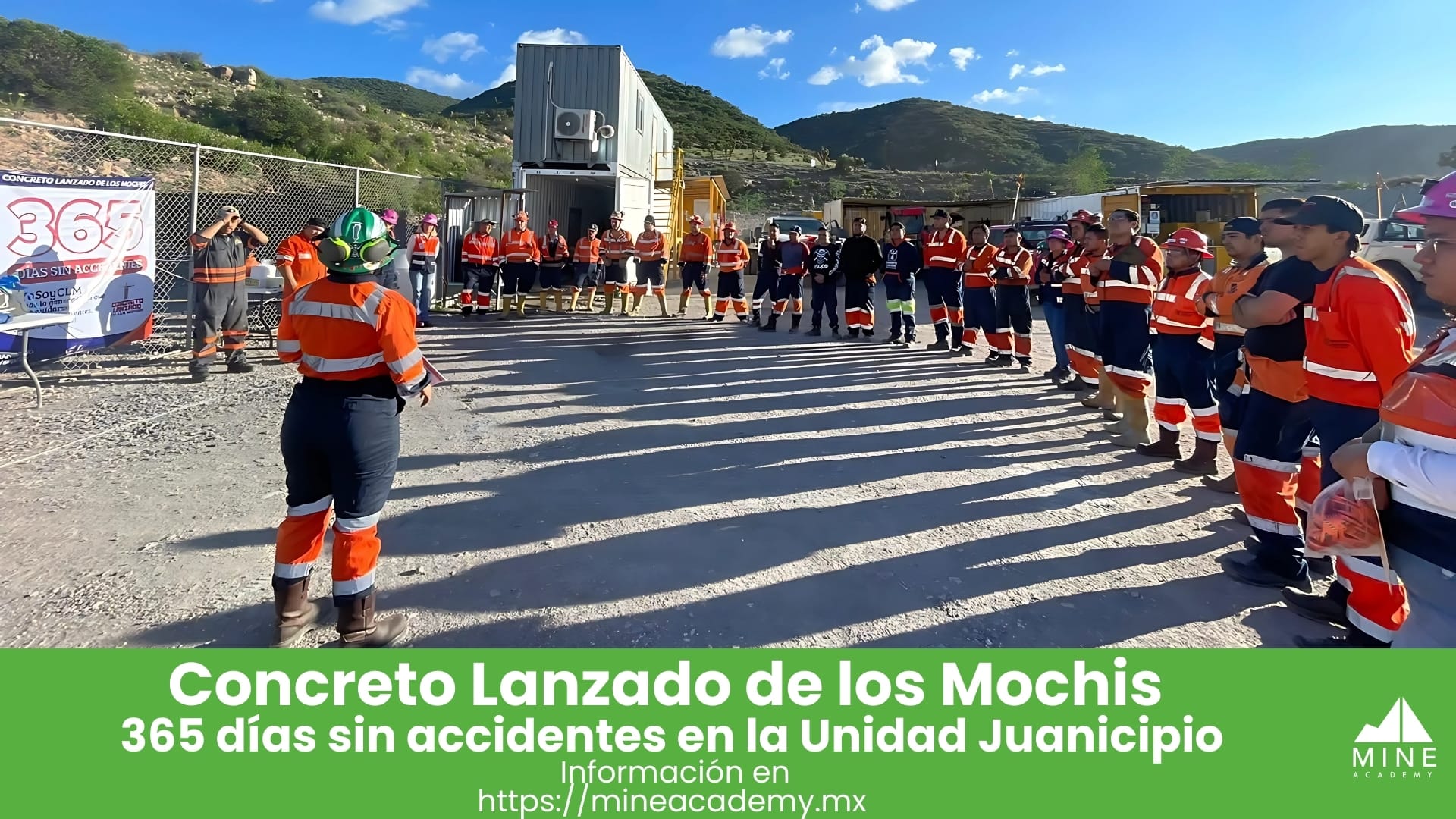 Concreto Lanzado de los Mochis celebra 365 días sin accidentes en la Unidad Juanicipio