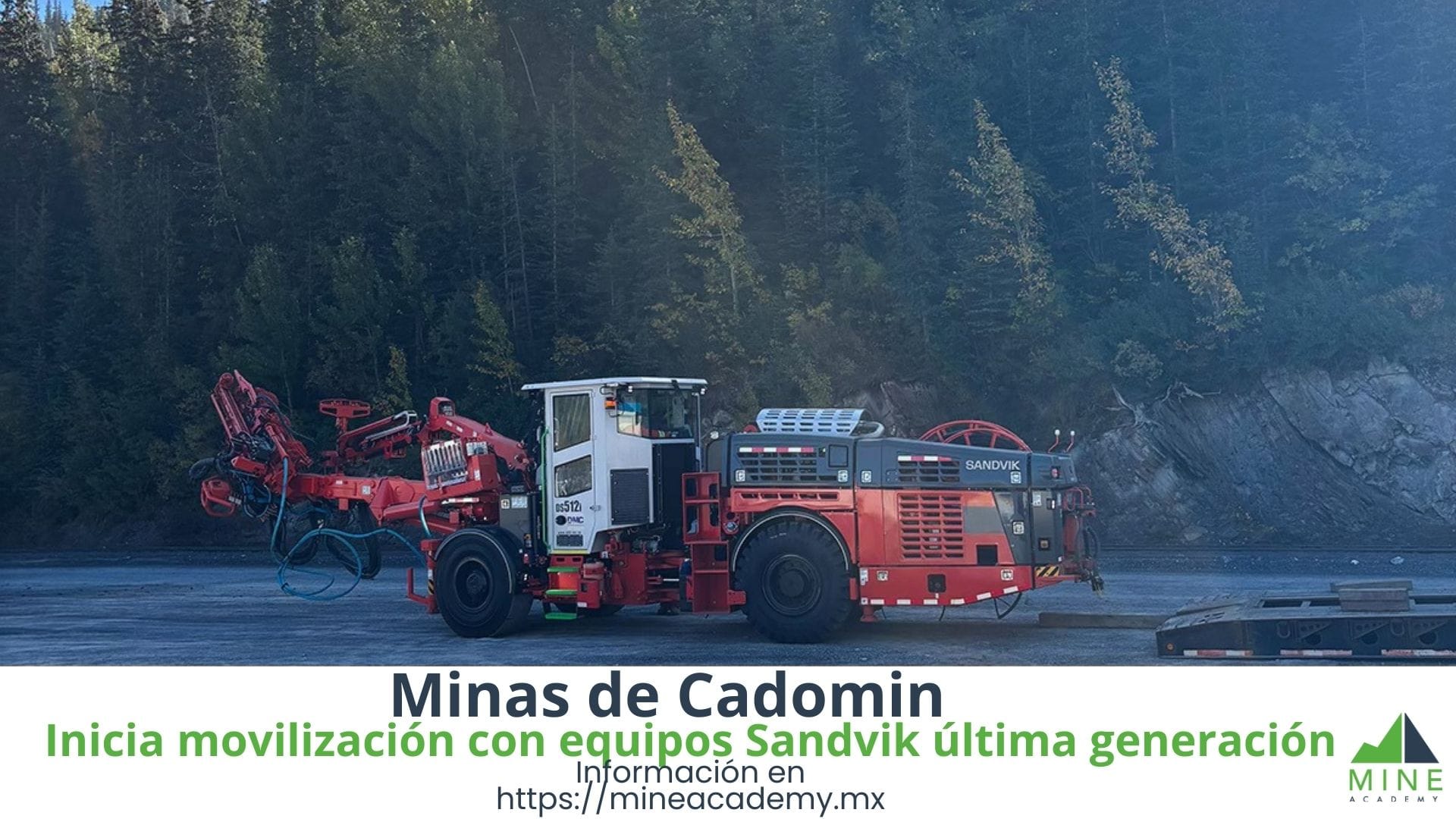 Cadomin inicia movilización con equipos Sandvik de última generación