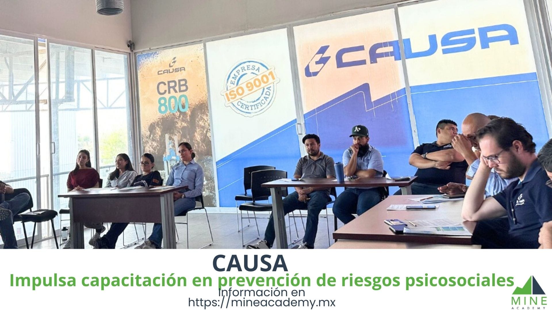 CAUSA impulsa capacitación en prevención de riesgos psicosociales