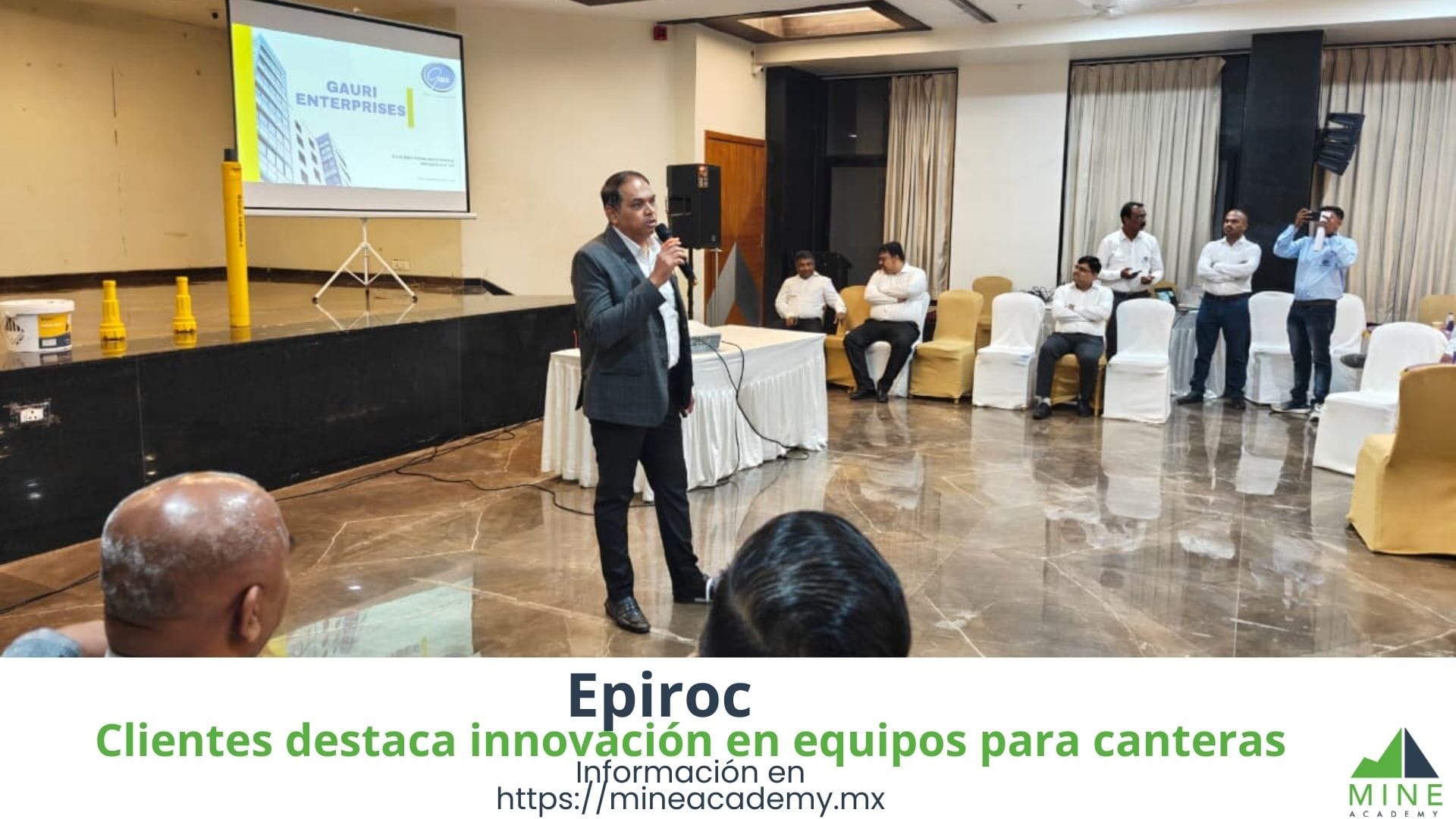 Encuentro con clientes destaca innovación en equipos para canteras