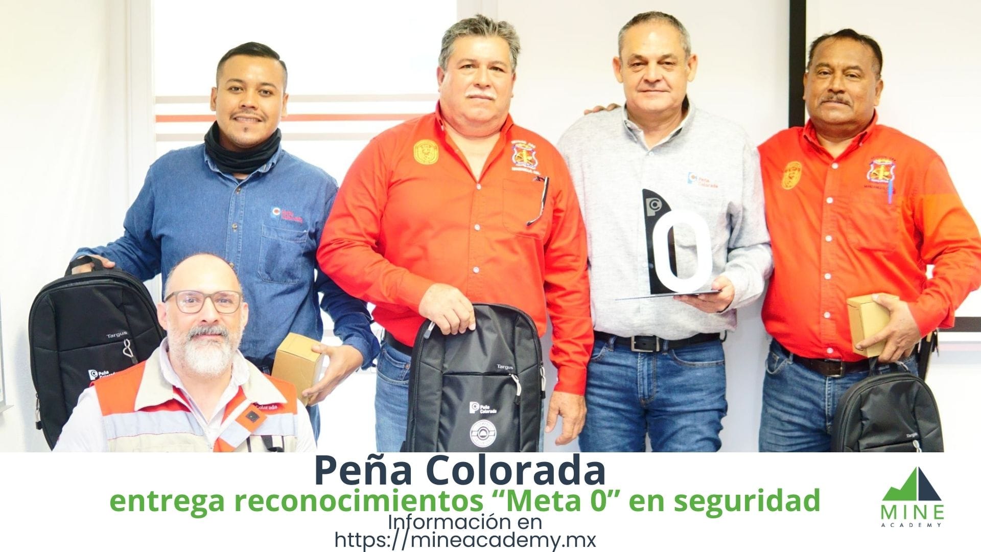 Peña Colorada entrega reconocimientos “Meta 0” en seguridad