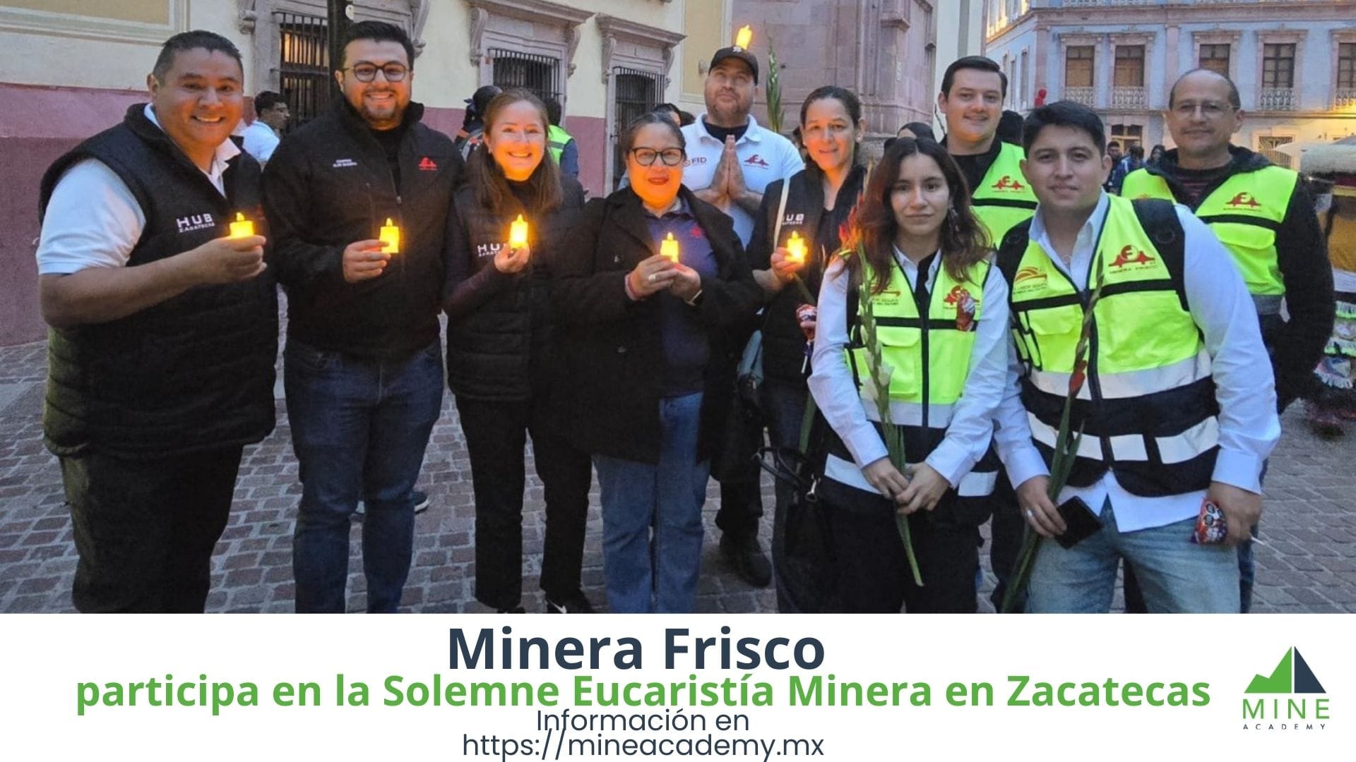 Minera Frisco participa en la Solemne Eucaristía Minera en Zacatecas