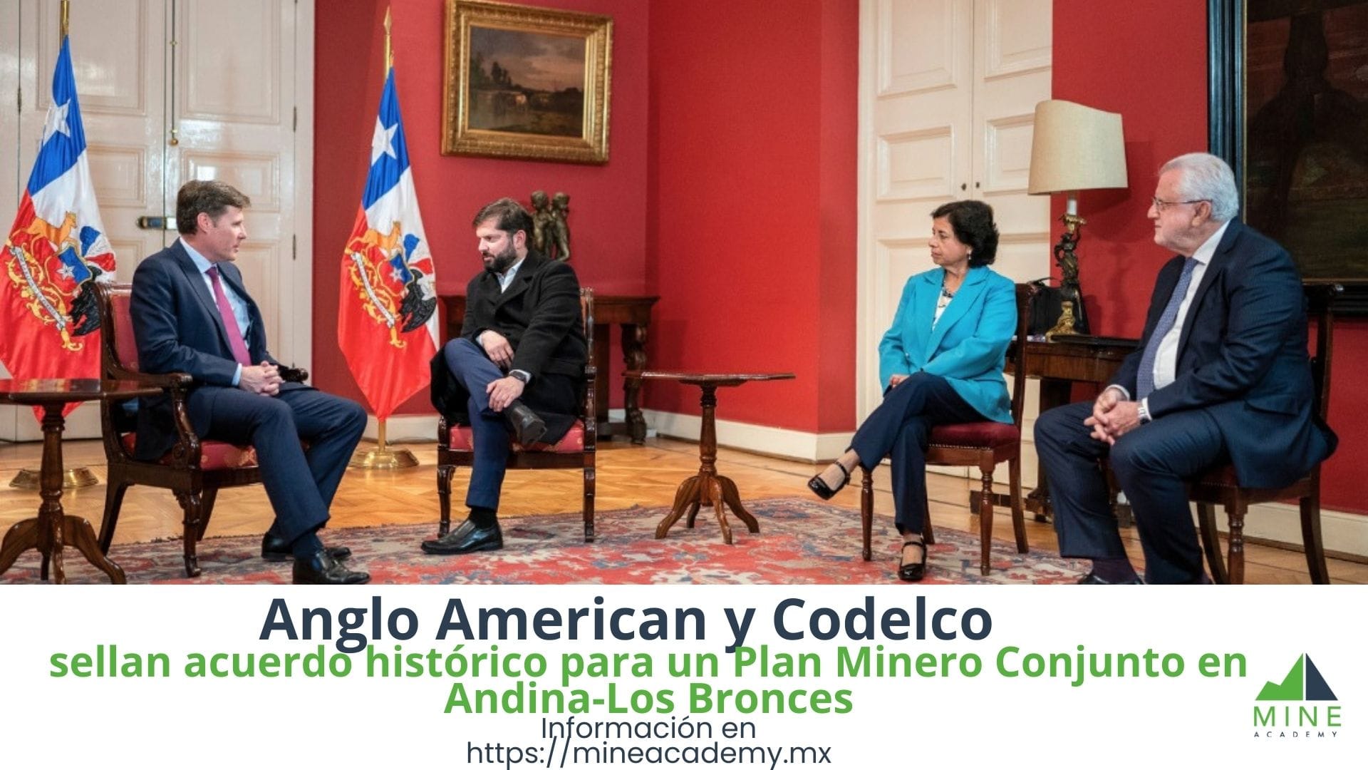 Anglo American y Codelco sellan acuerdo histórico para un Plan Minero Conjunto en Andina-Los Bronces