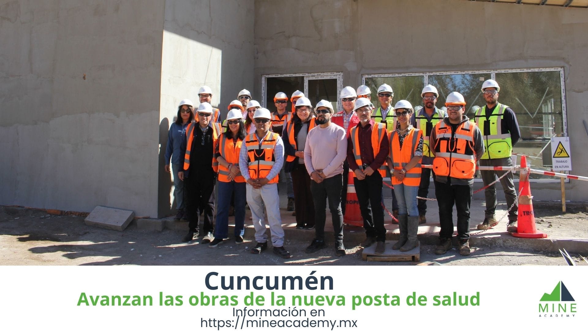 Avanzan las obras de la nueva posta de salud en Cuncumén