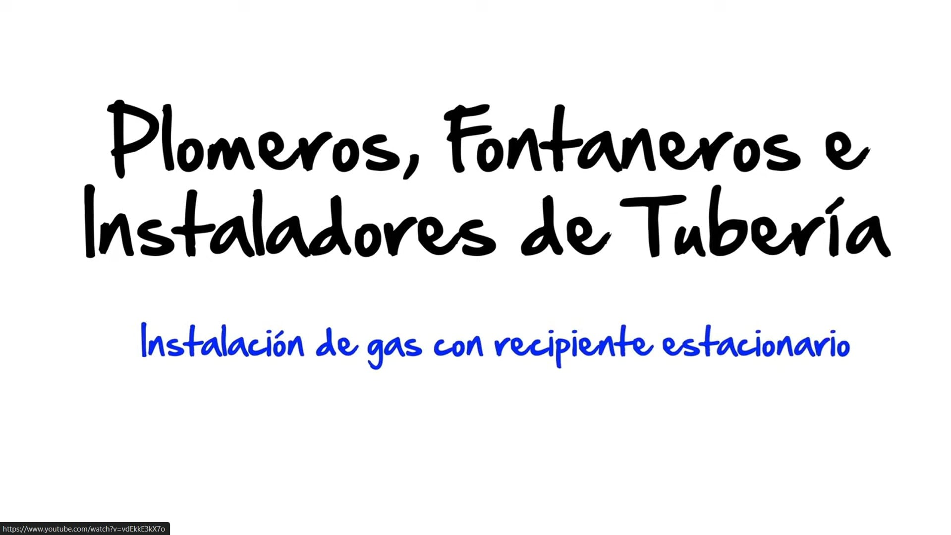Curso de plomería nivel 3, capítulo 3.