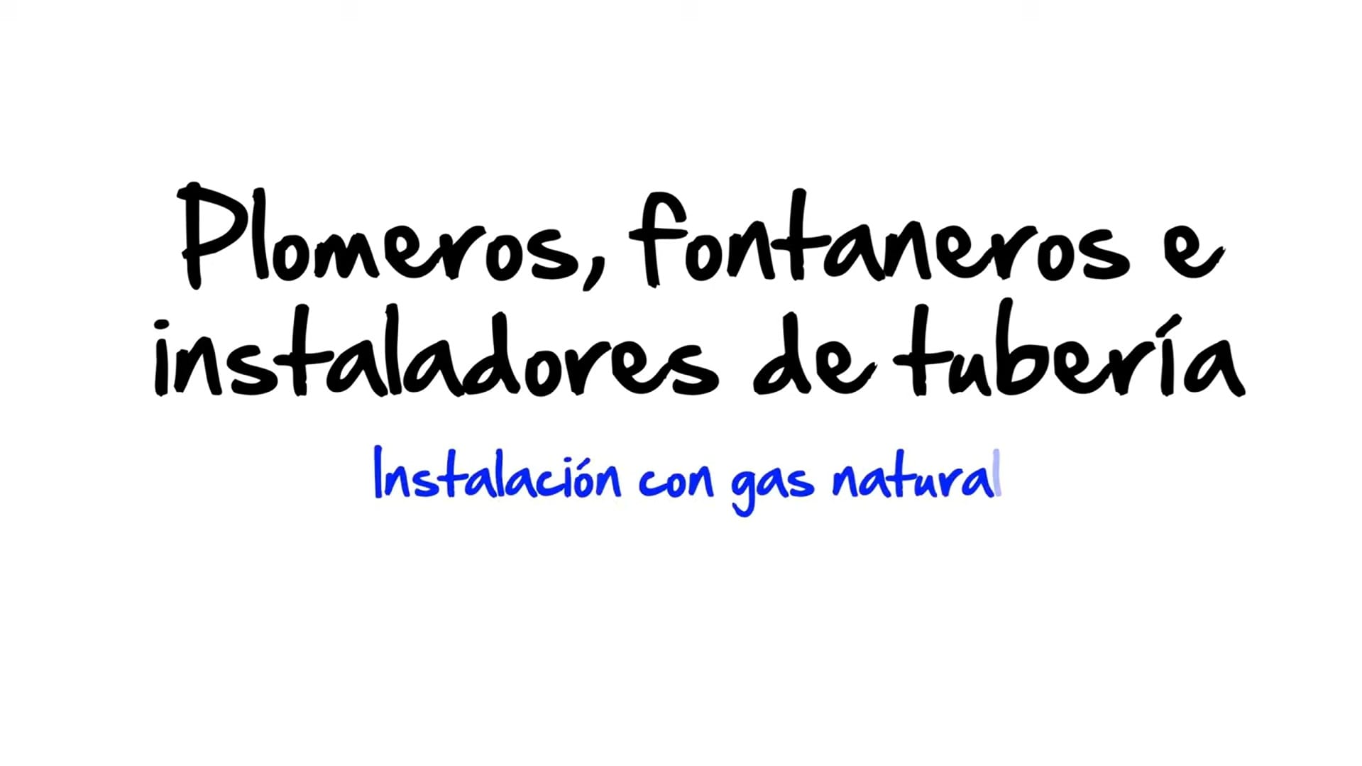 Curso de plomería nivel 3, capítulo 5.