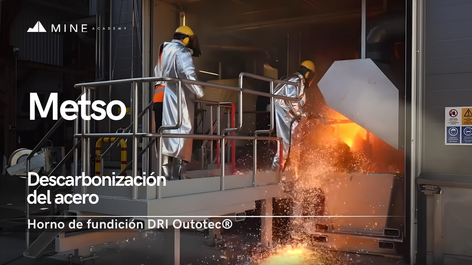 Metso impulsa la descarbonización del acero con su horno de fundición DRI Outotec®